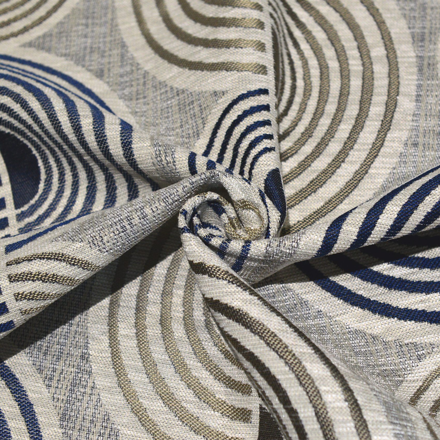 Tissu d'ameublement Jacquard Motif Demi-Cercles — vue 5