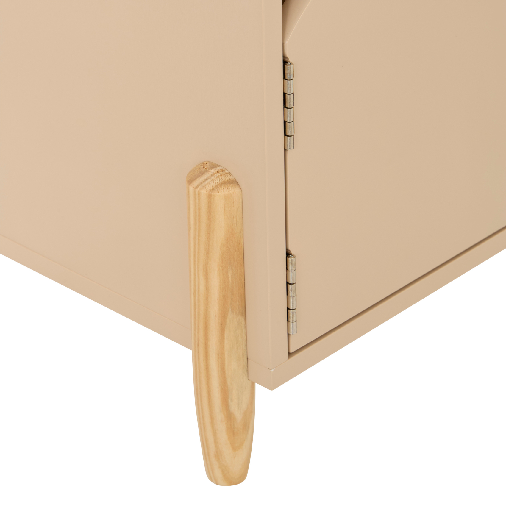 Table de chevet enfant forme ourson avec porte de rangement — vue 3