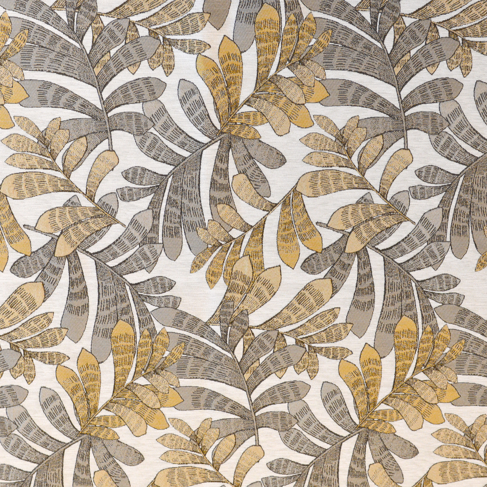 Rideau tamisant jacquard à motifs végétaux — vue 4