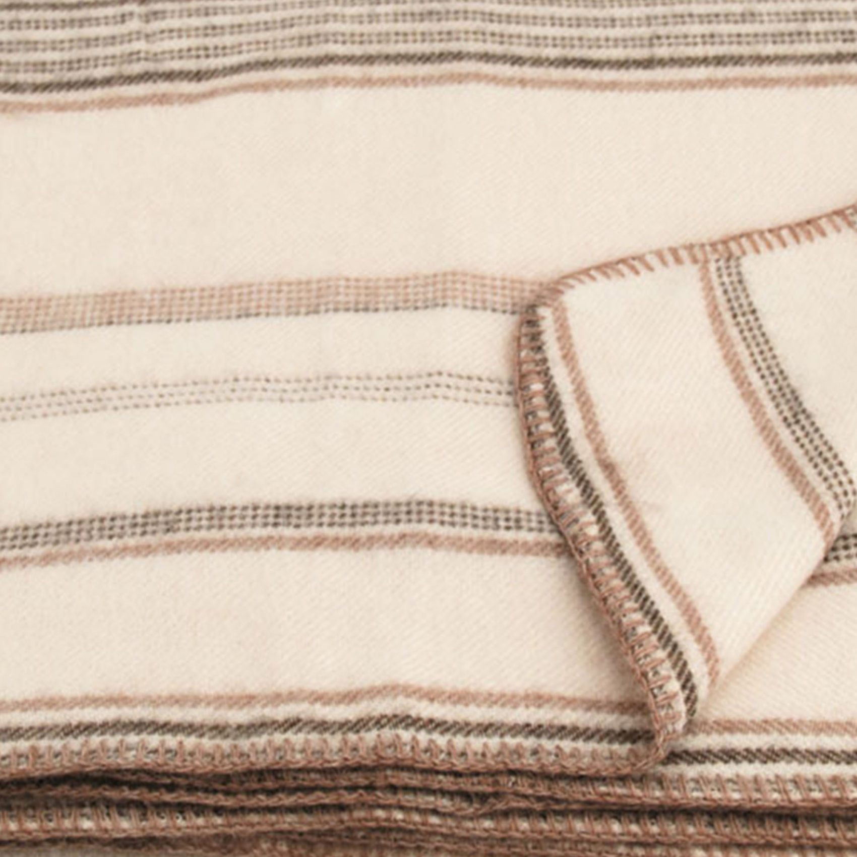 Plaid laine et mohair à rayure — vue 6