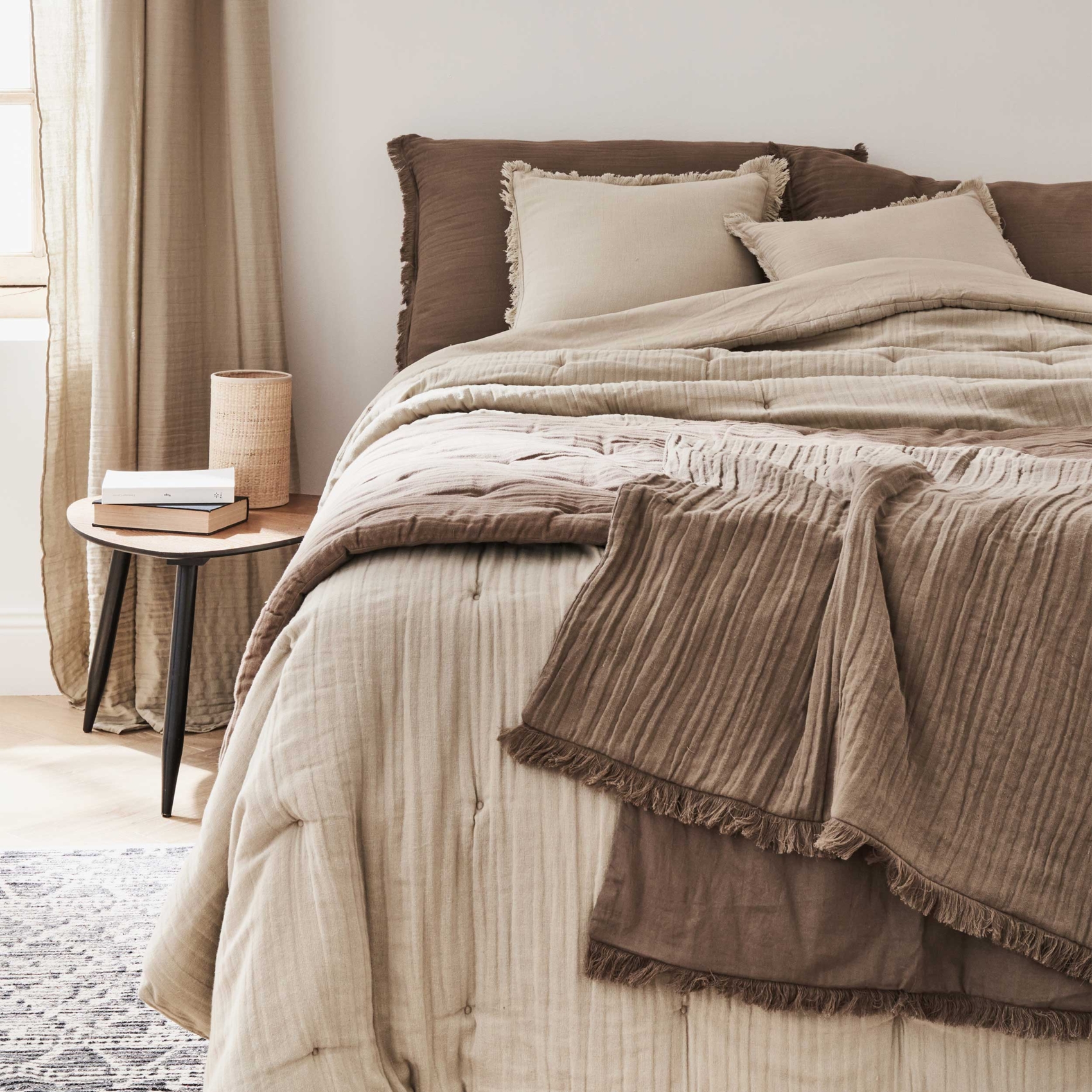 Couvre-lit en gaze de coton lavé — vue 6