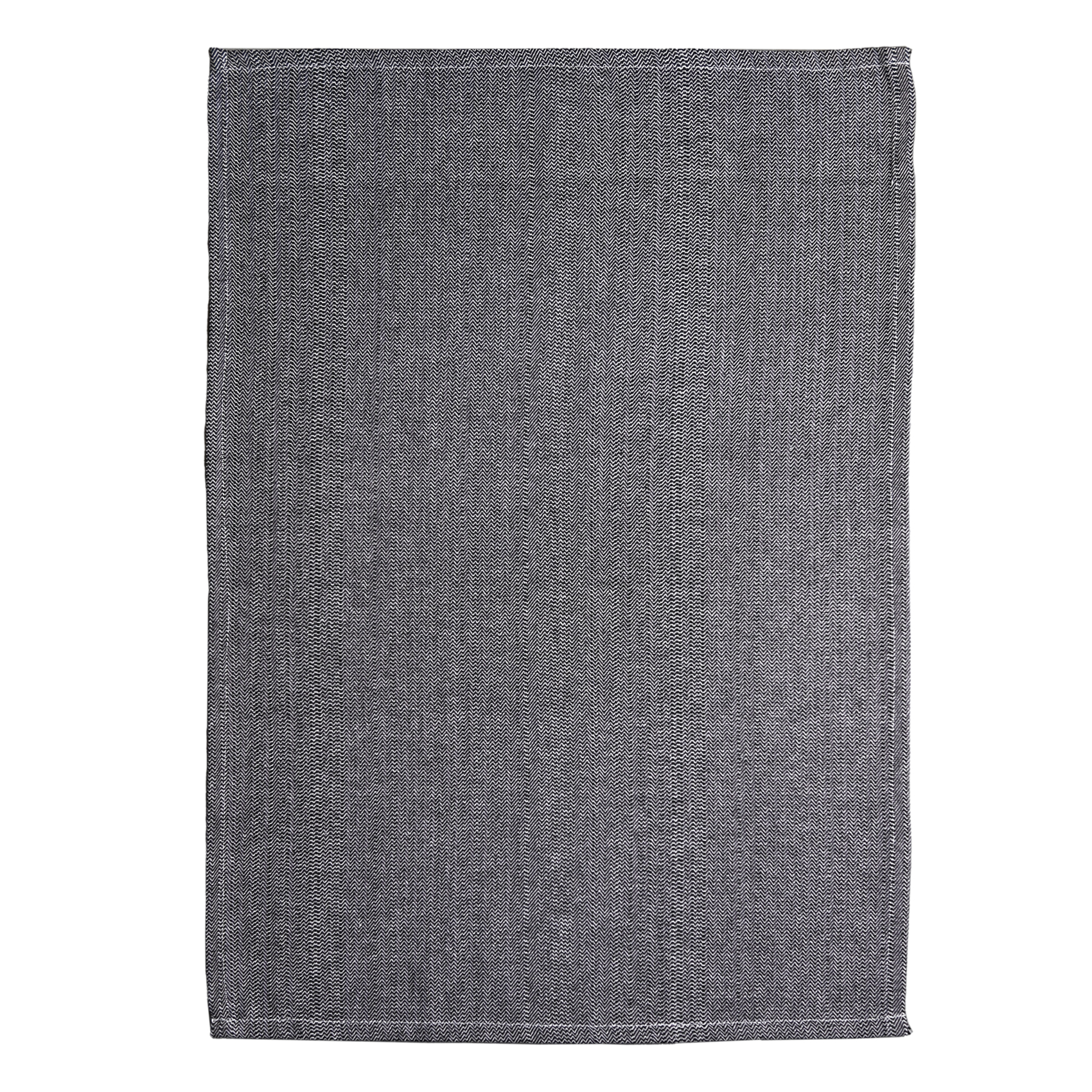 Torchon de cuisine en coton motif chevrons tissés — vue 3