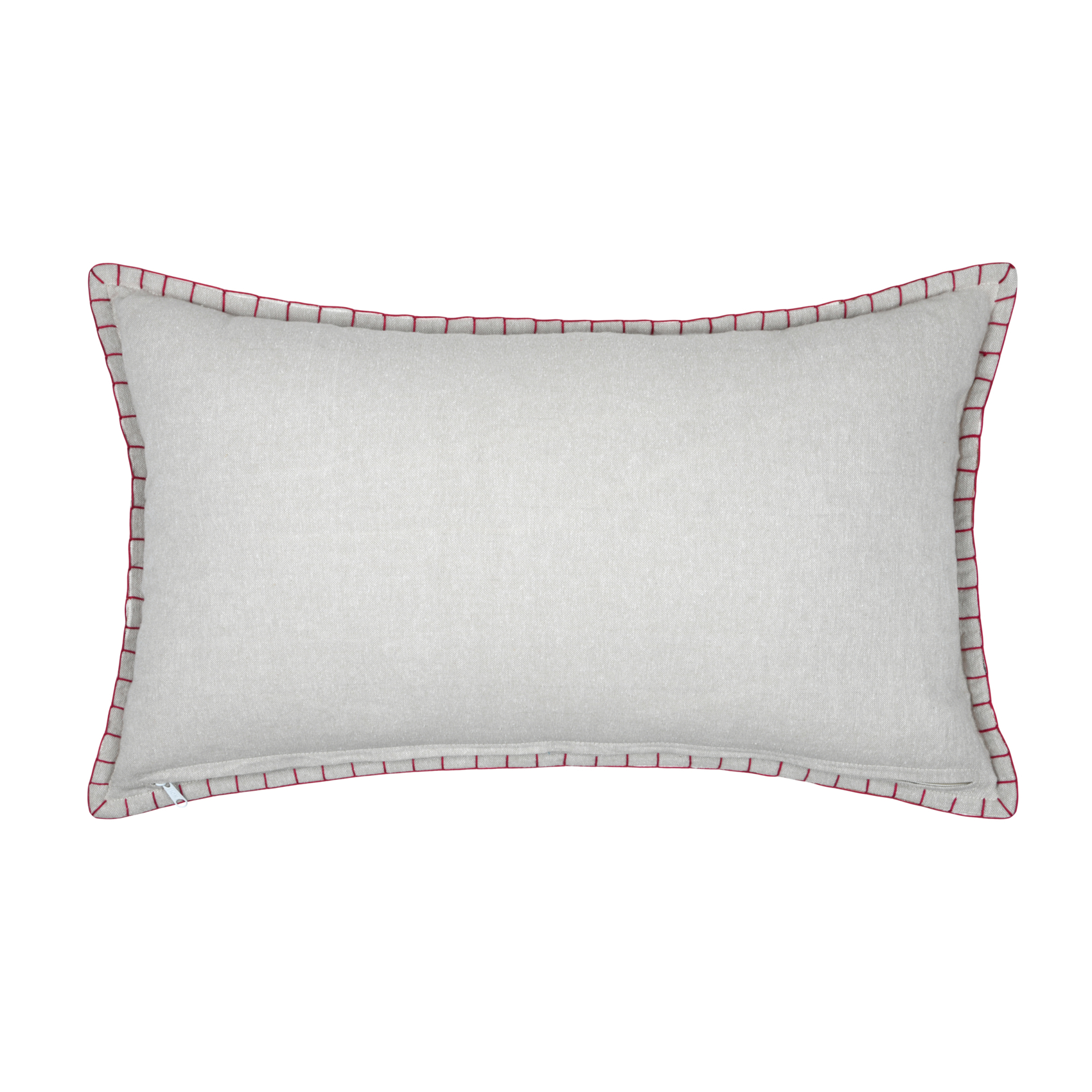Coussin rectangulaire en coton à motif ski — vue 5