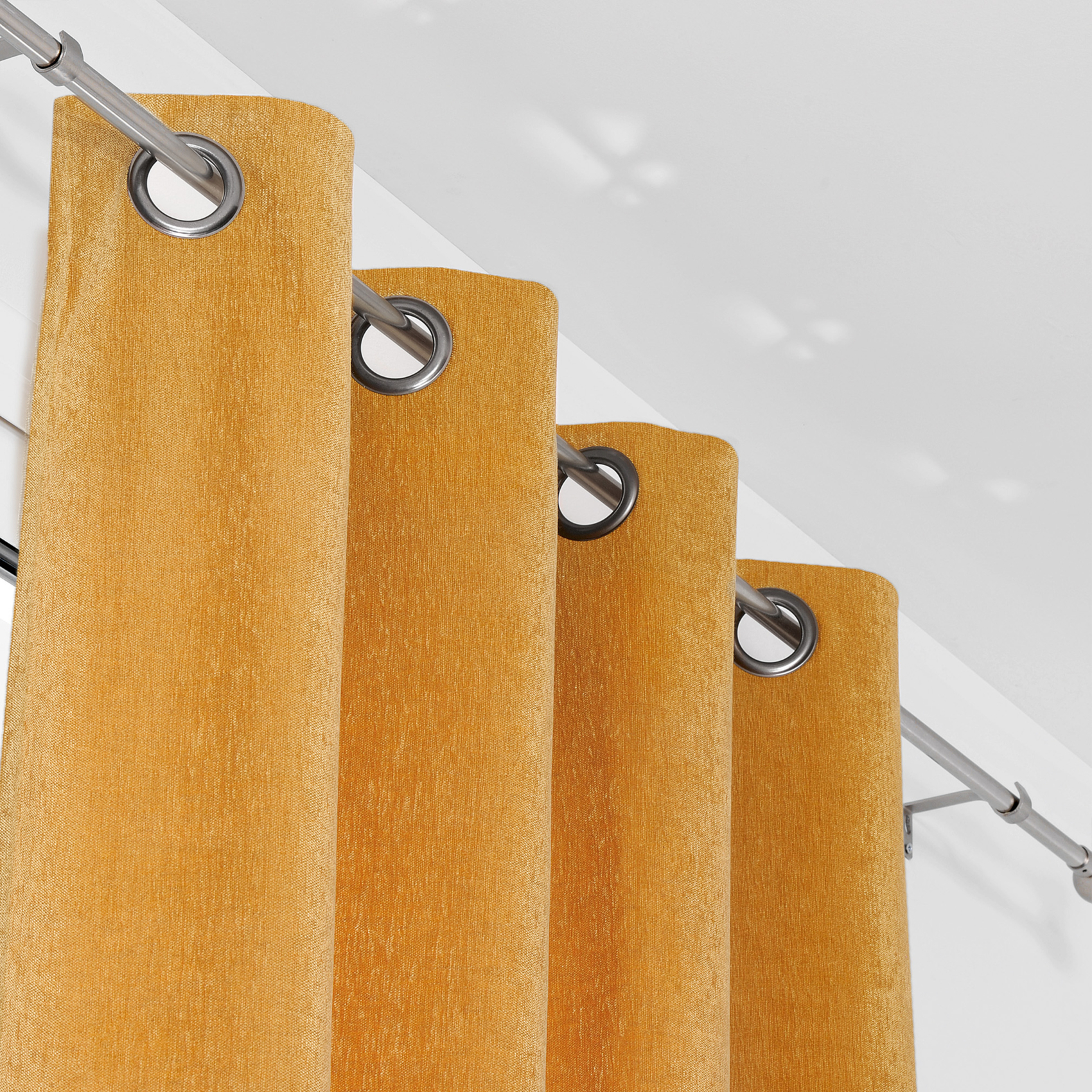 Rideau effet velours velouté uni — vue 5