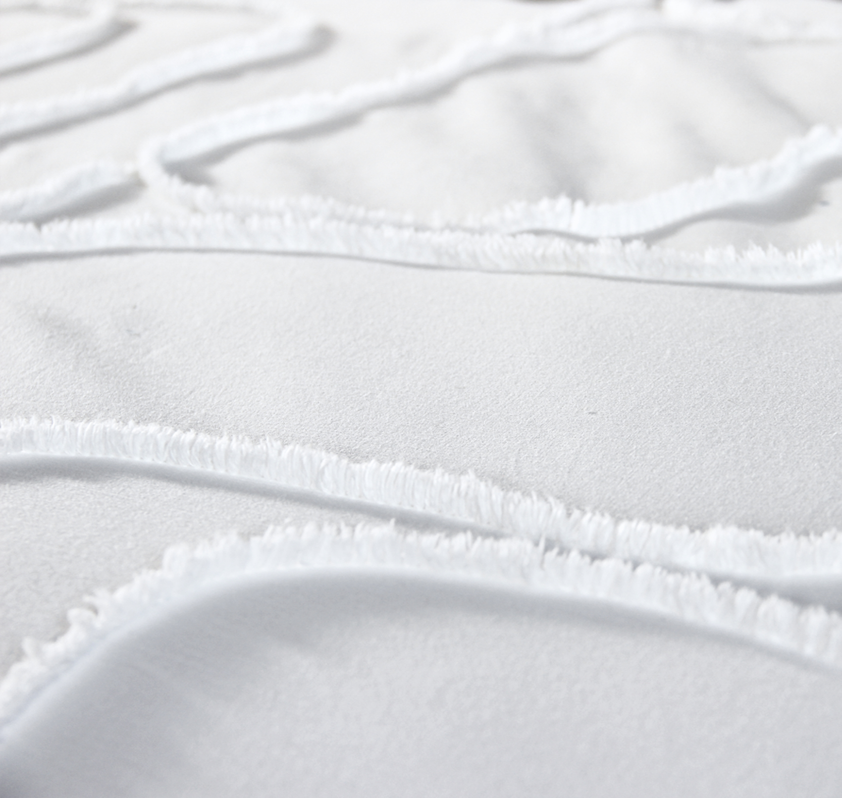 Parure de lit coton lavé tuftée géométrique abstrait — vue 5