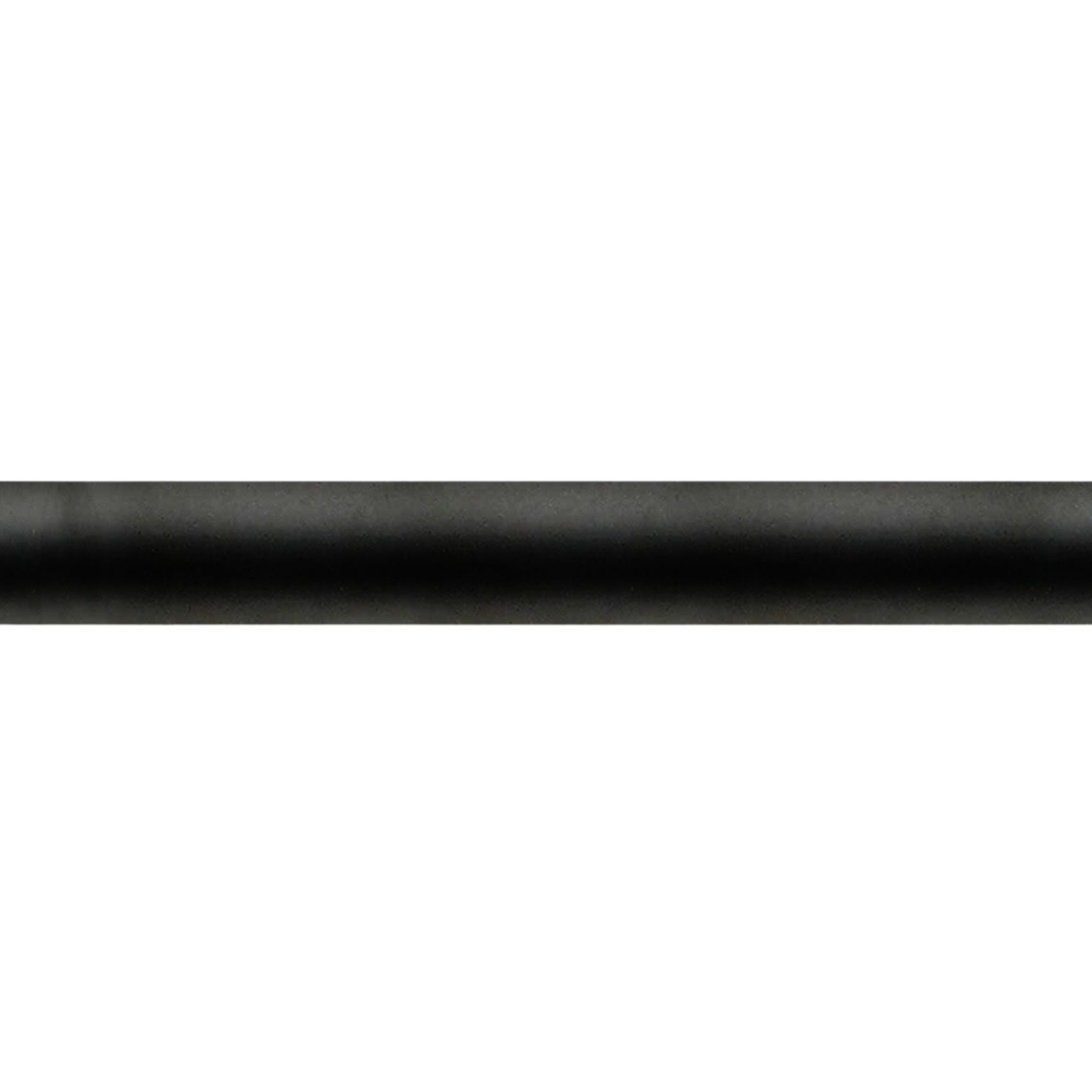 Tringle noire extensible embouts naturels — vue 3