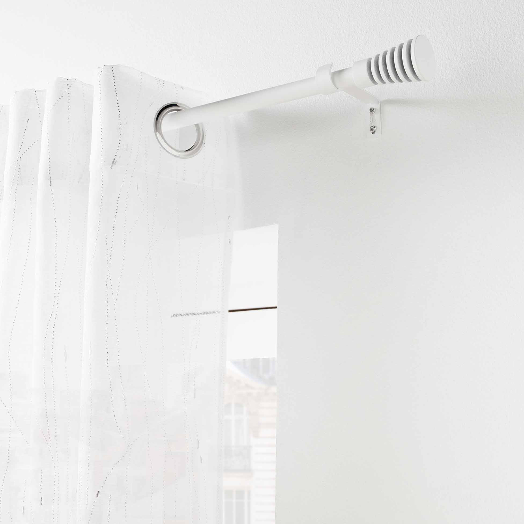 Tringle extensible en en kit avec embout évasé — vue 3