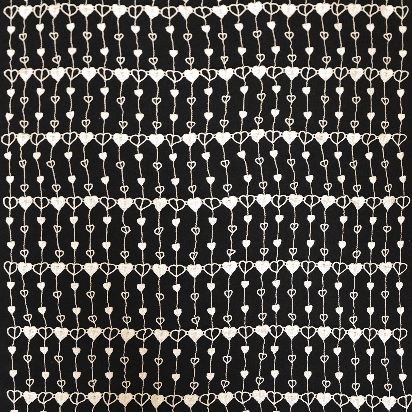 Modulable en macramé petits coeurs