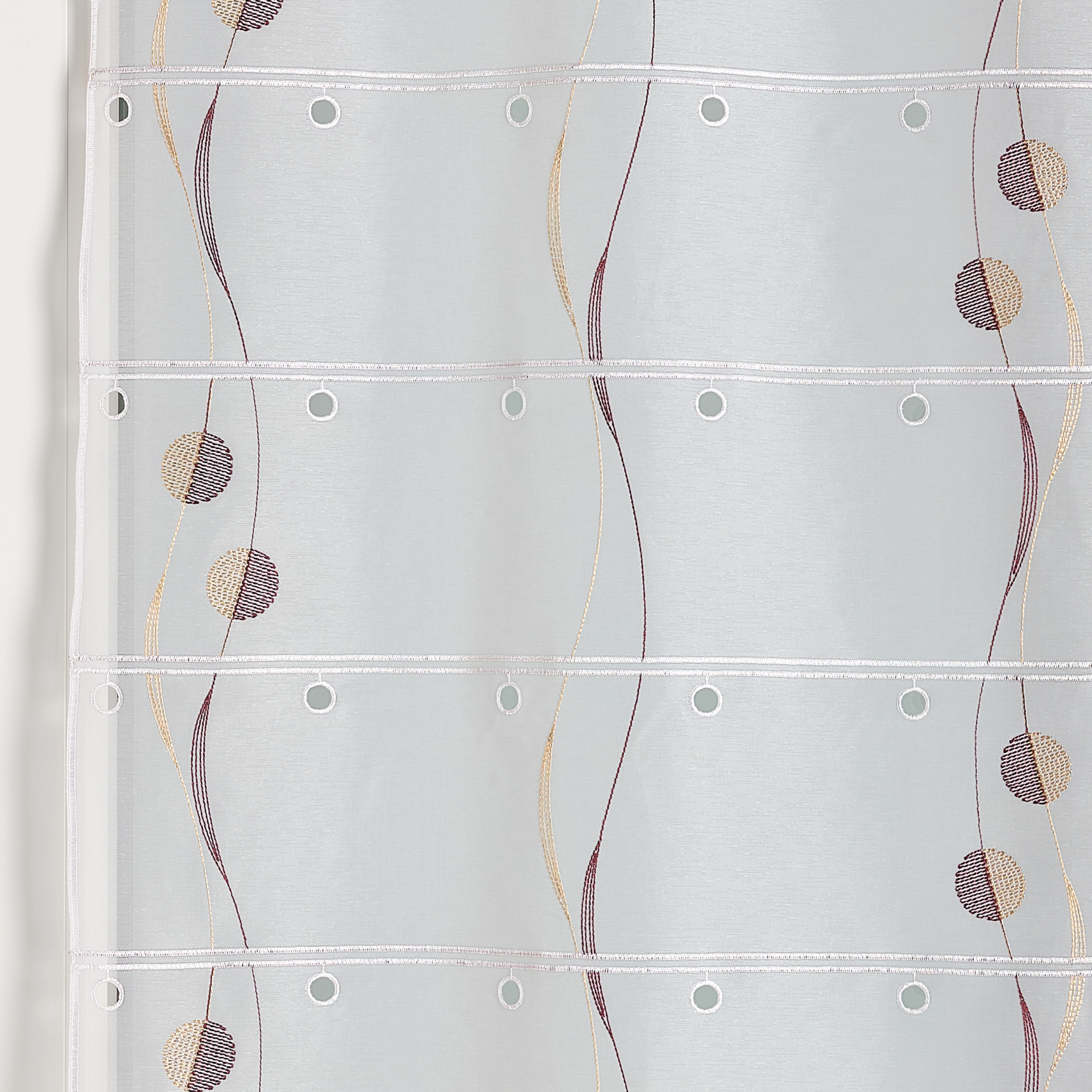 Modulable brodé avec motifs ronds et vagues — vue 3