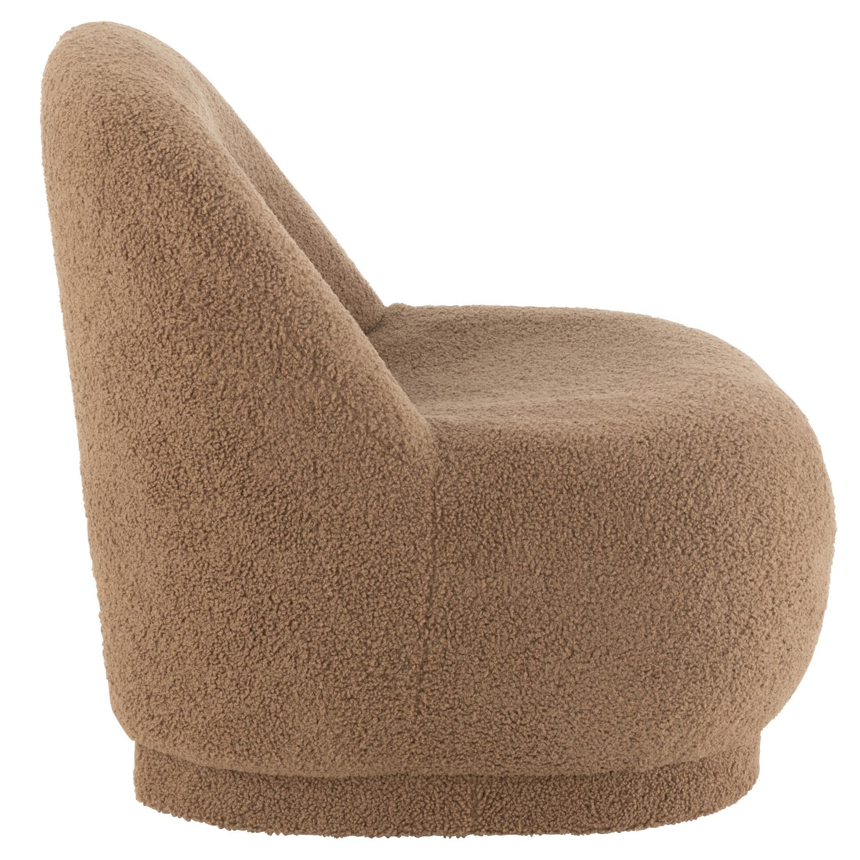 Fauteuil moelleux velours effet bouclette — vue 5