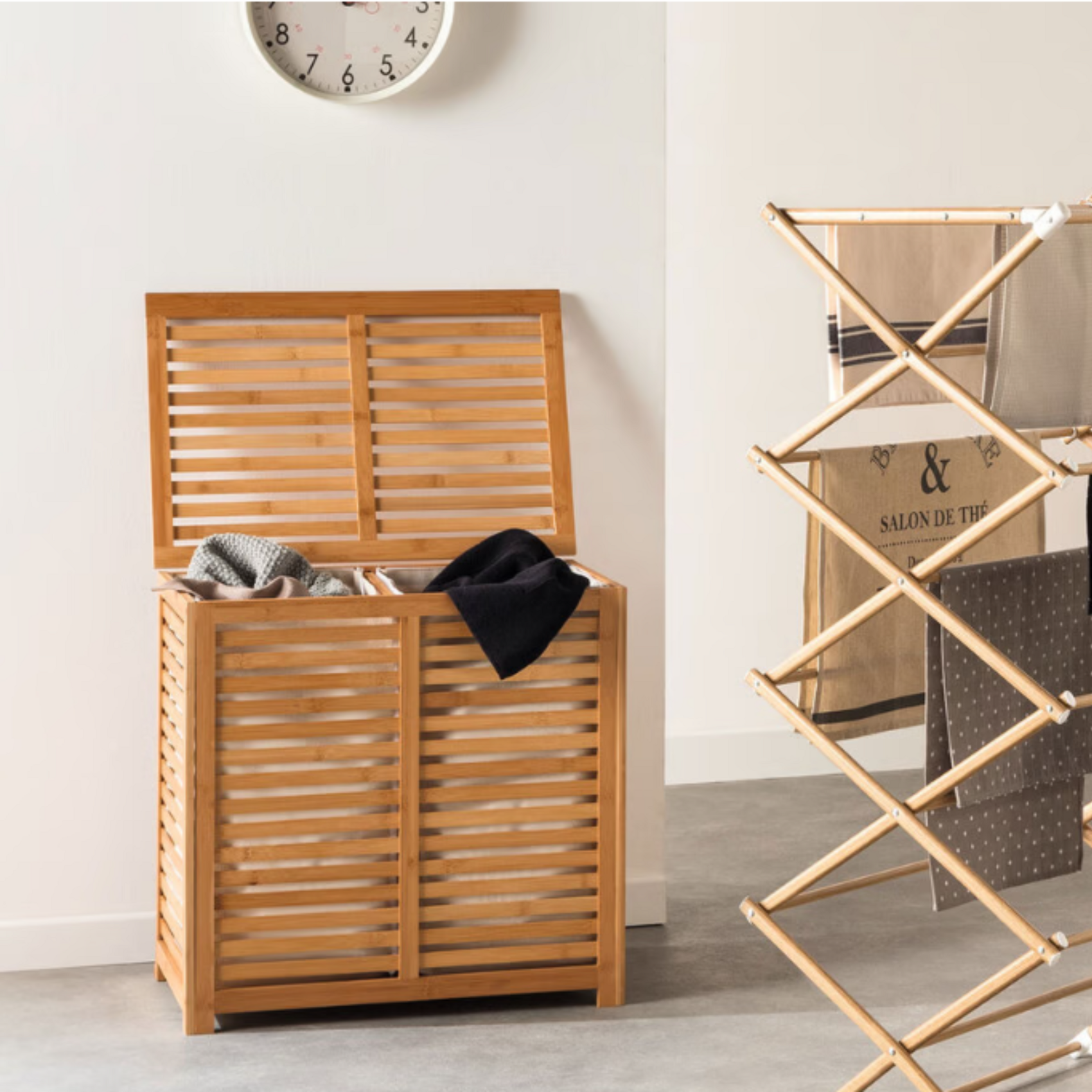 Panier à linge double 100 litres — vue 4