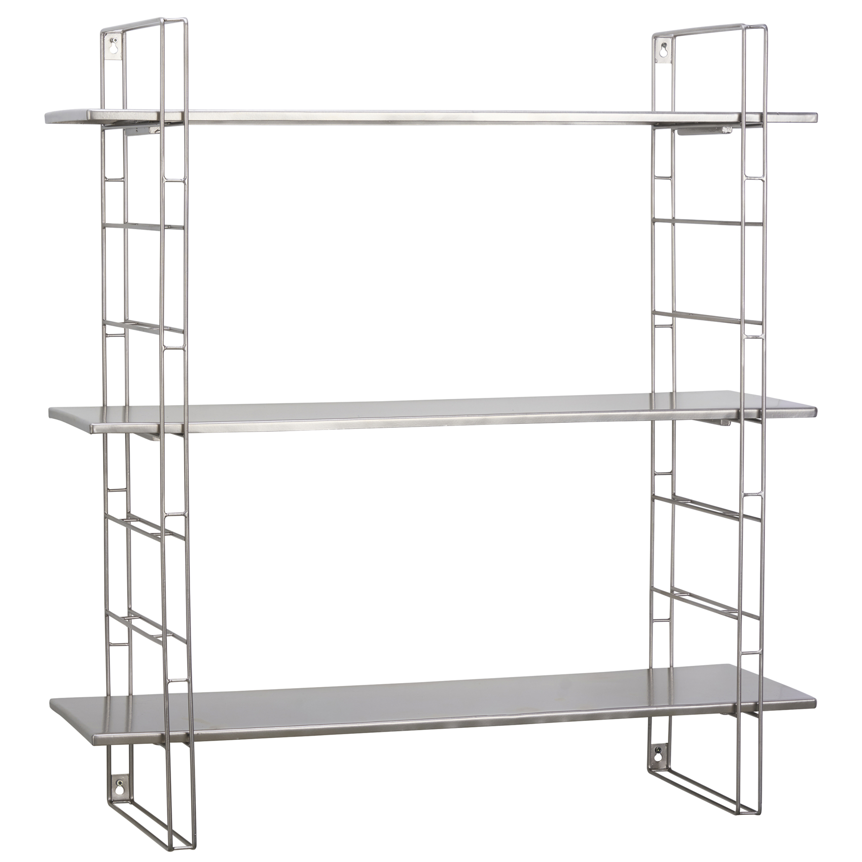 Étagère murale en fer à 3 tablettes réglables