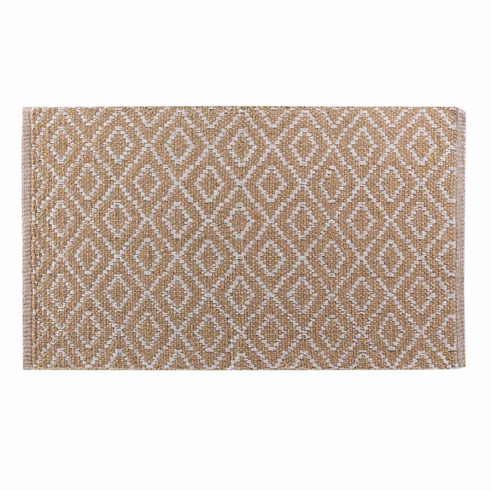 Tapis Lazaro Tissé Losanges — vue 4