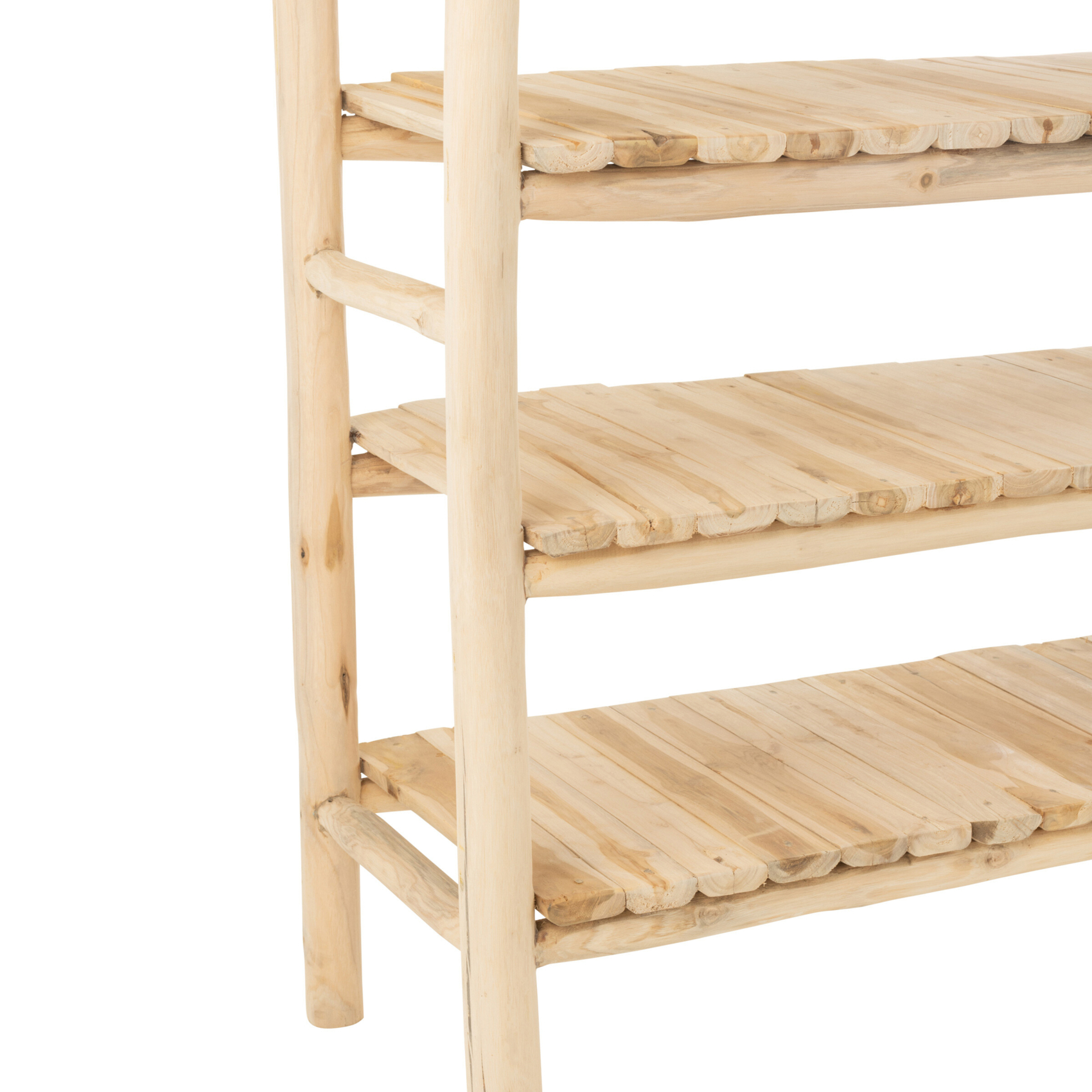 Étagère en bois de teck naturel — vue 4