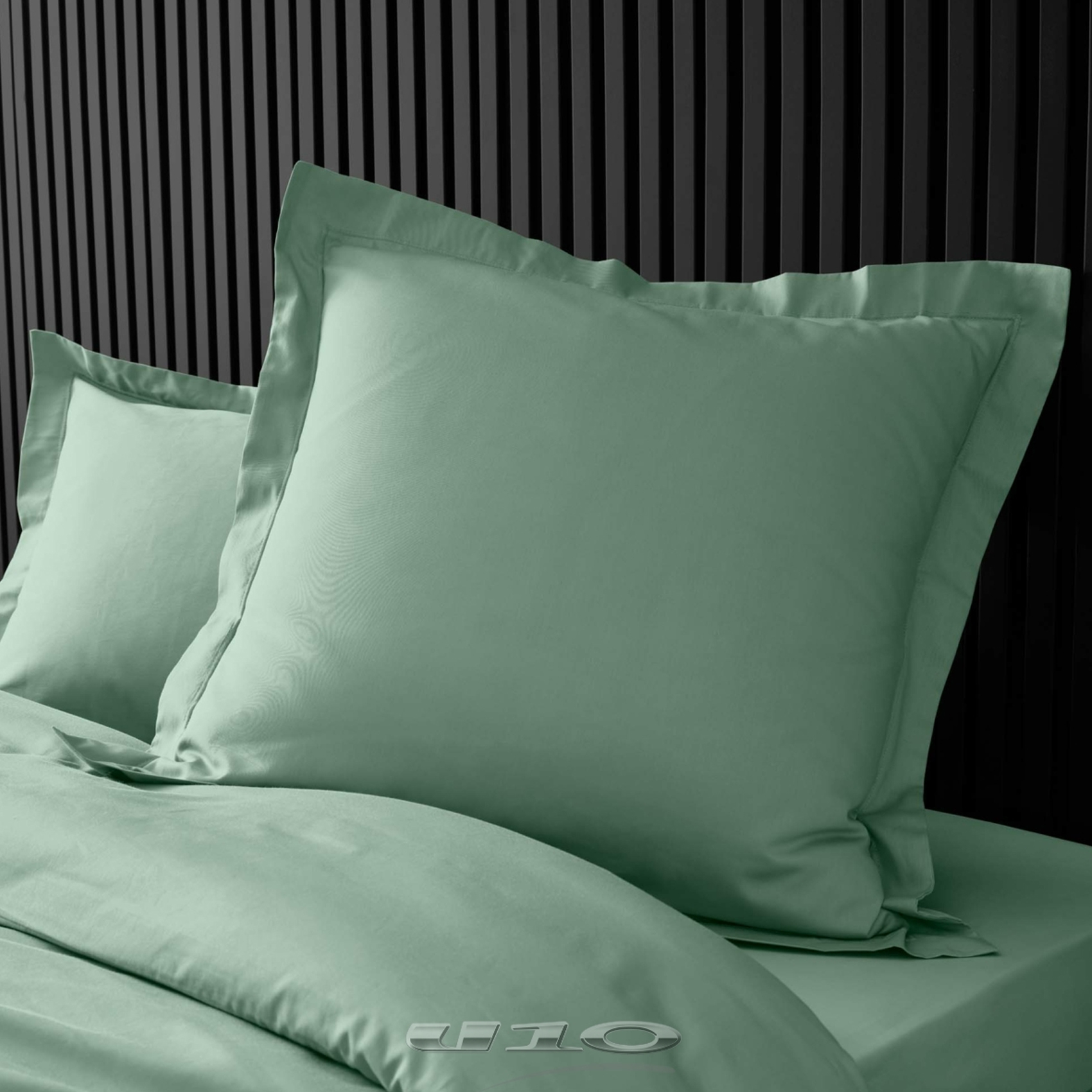 Taie d'oreiller volant plat 100% percale de coton ORIGINE — vue 5