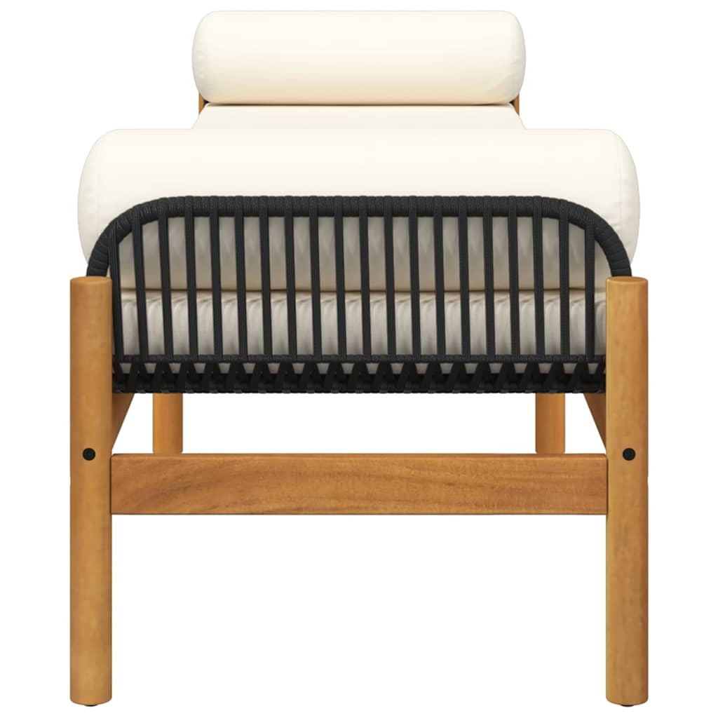Banc de jardin avec coussins — vue 5