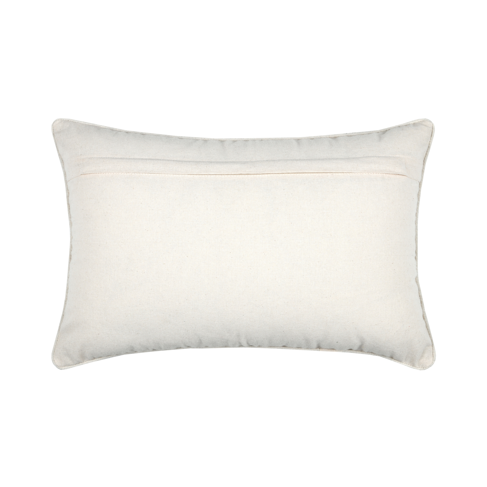 Coussin rectangulaire en coton à feuillage brodé — vue 4