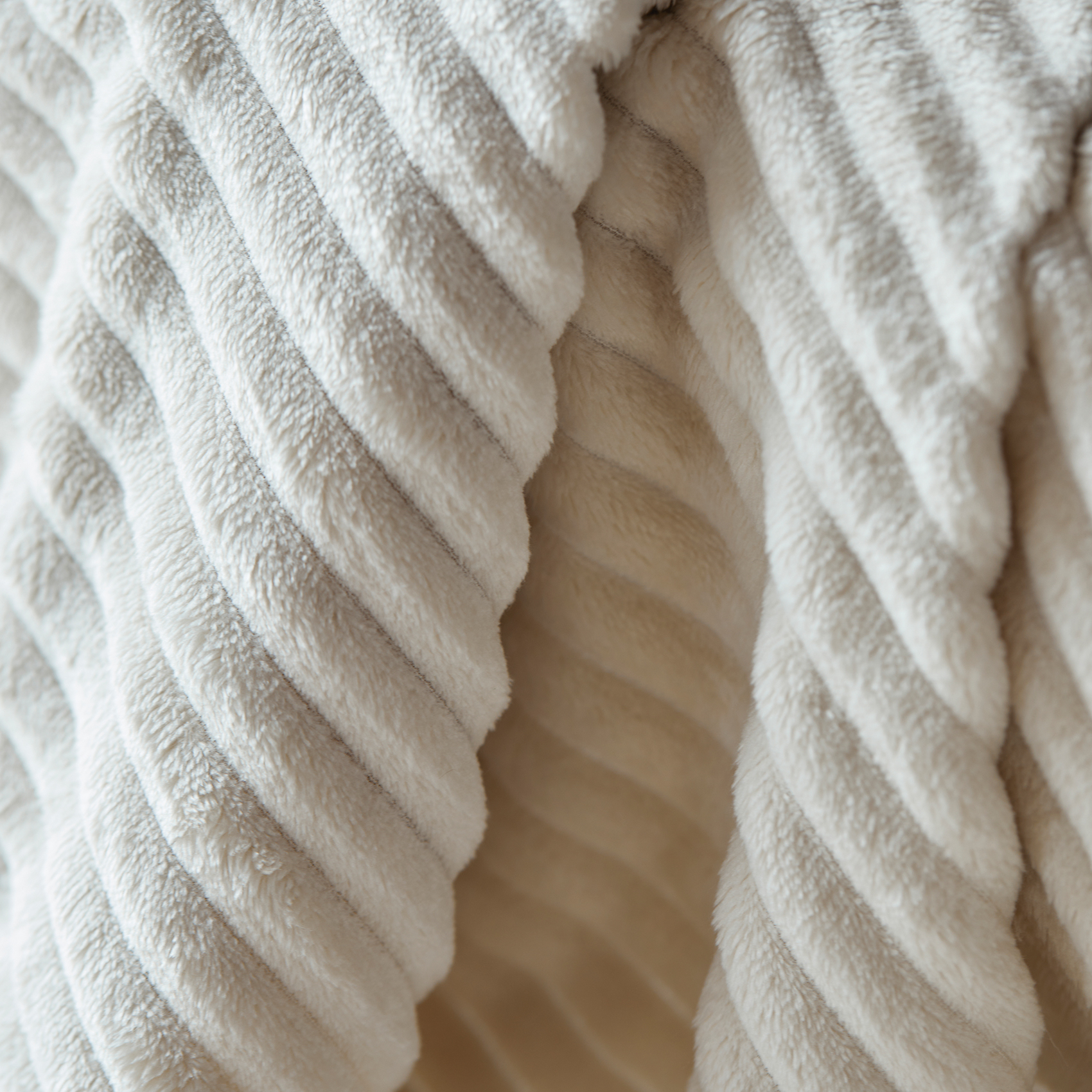 Ensemble plaid et sac doux côtelé — vue 4