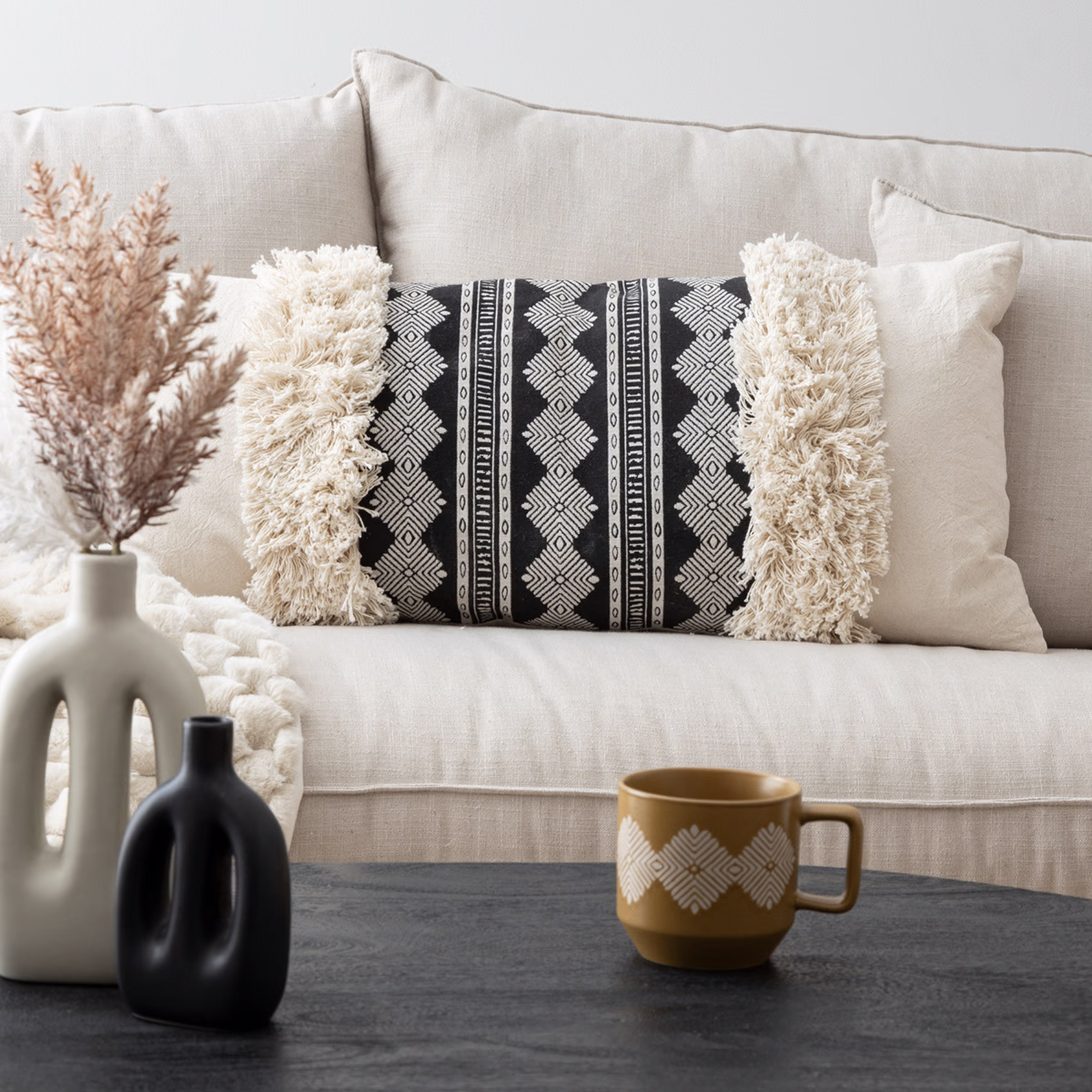 Coussin jacquard Inuit — vue 6