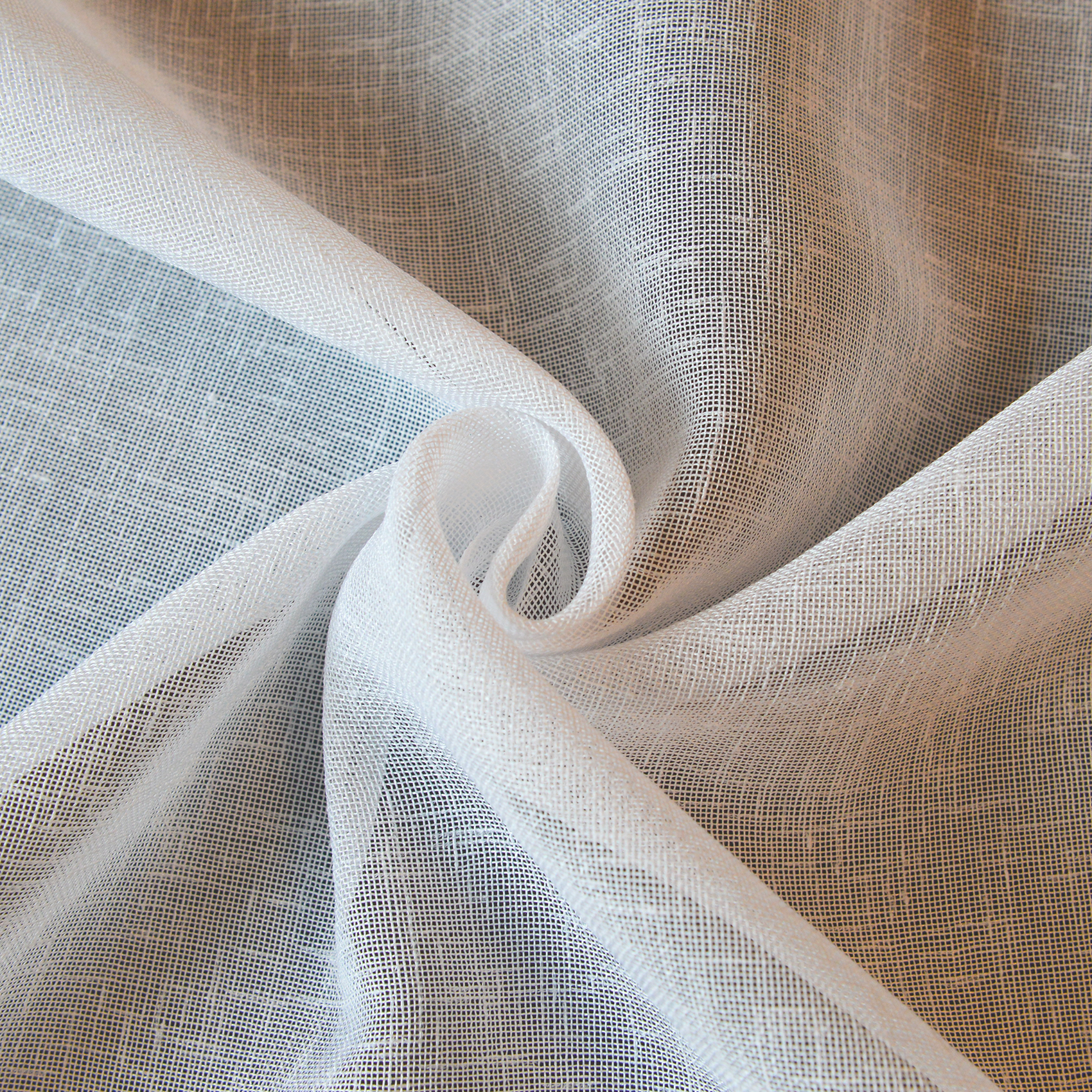 Tissu plombé effet lin