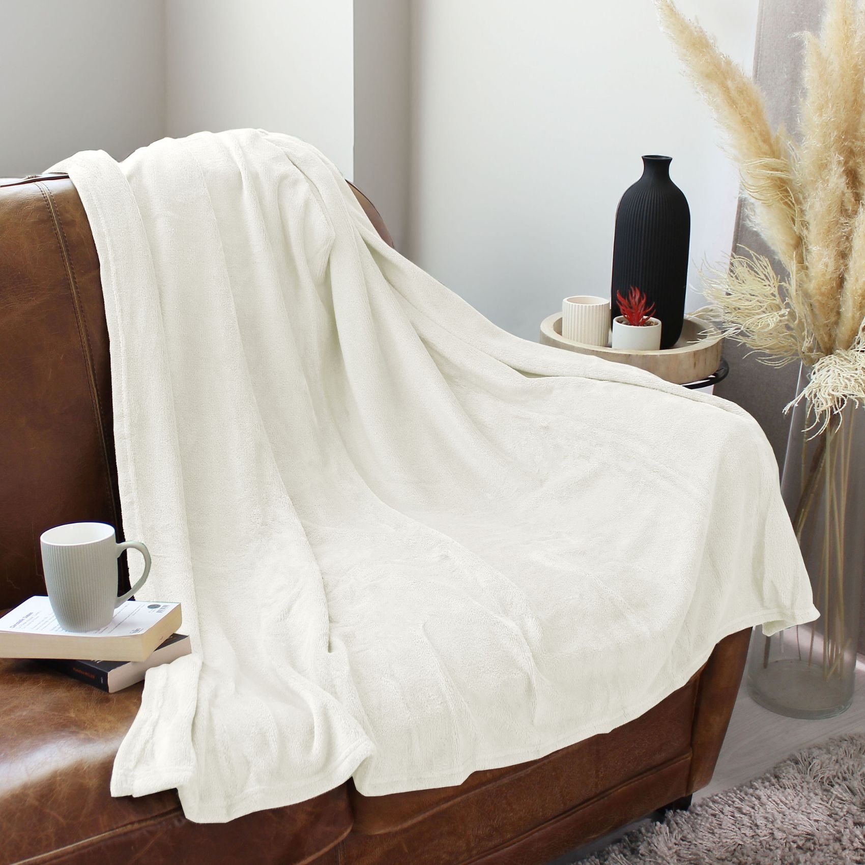 Couverture unie en molleton — vue 3