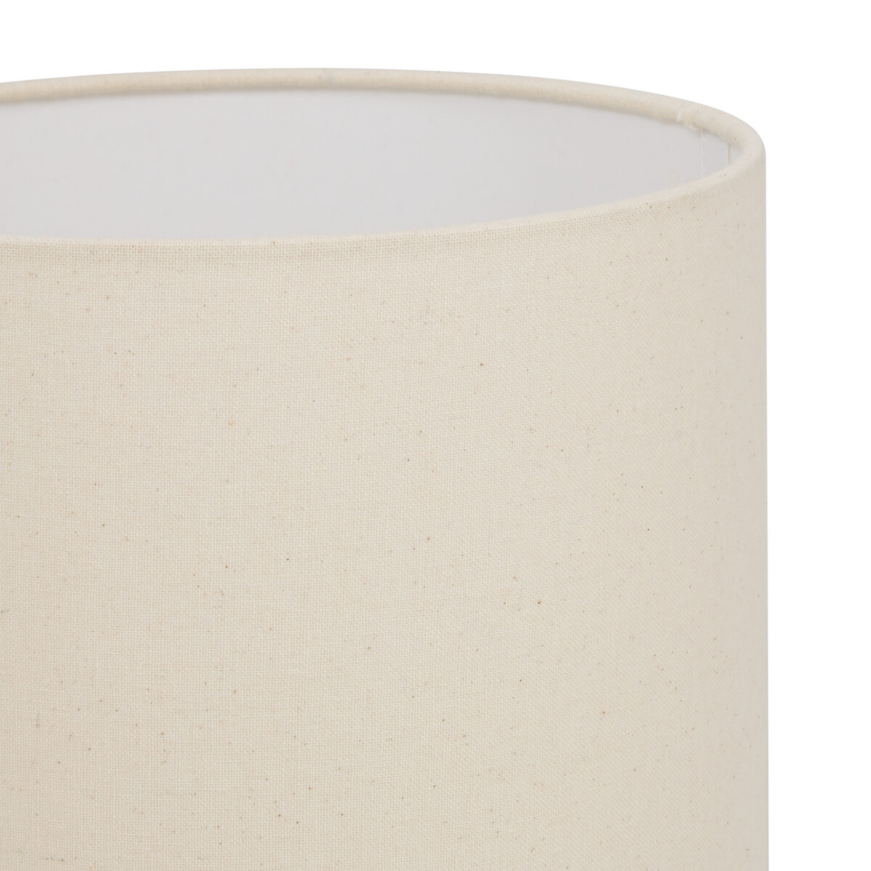 Lampe à poser en céramique rayée avec abat-jour textile — vue 5