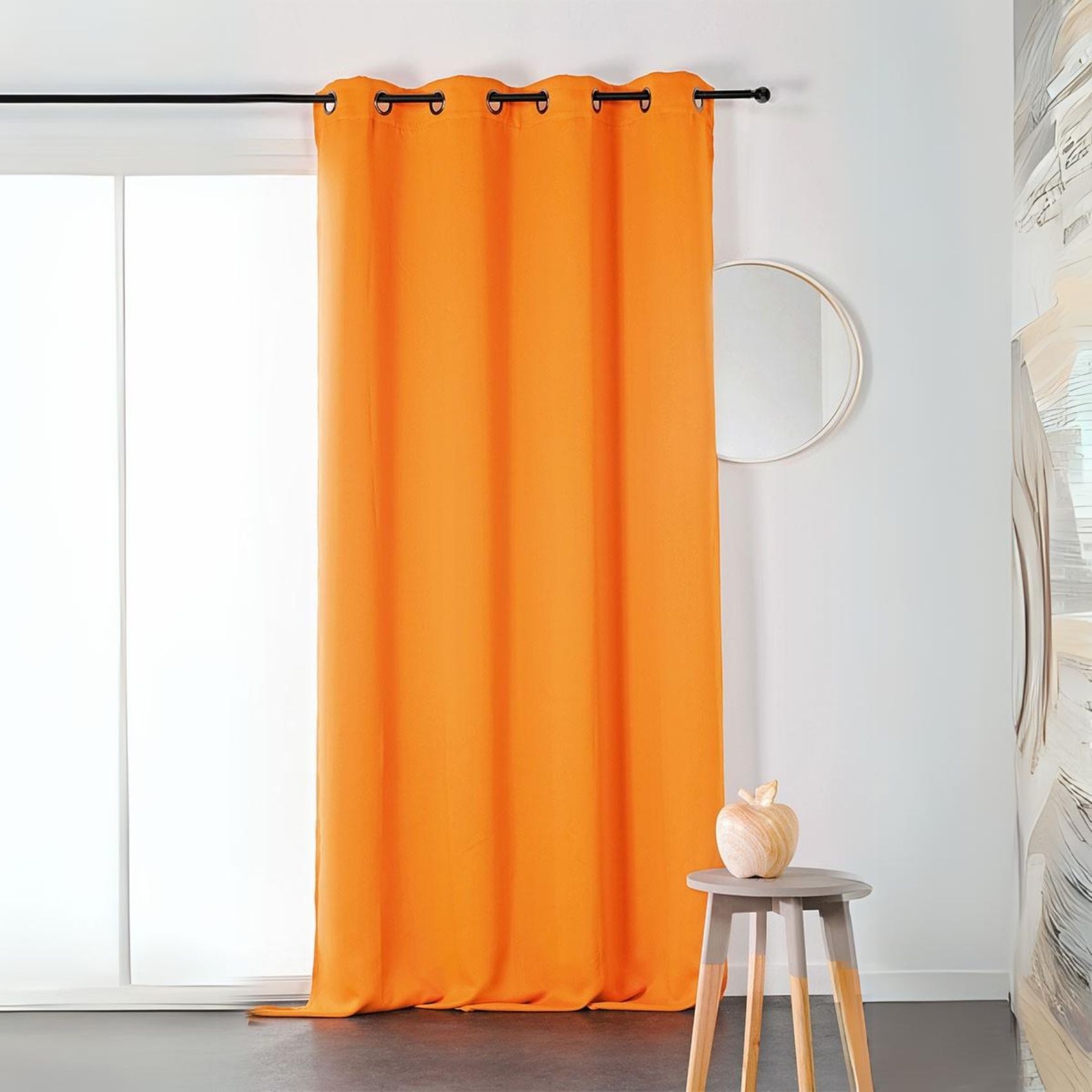 Rideau obscurcissant coloré