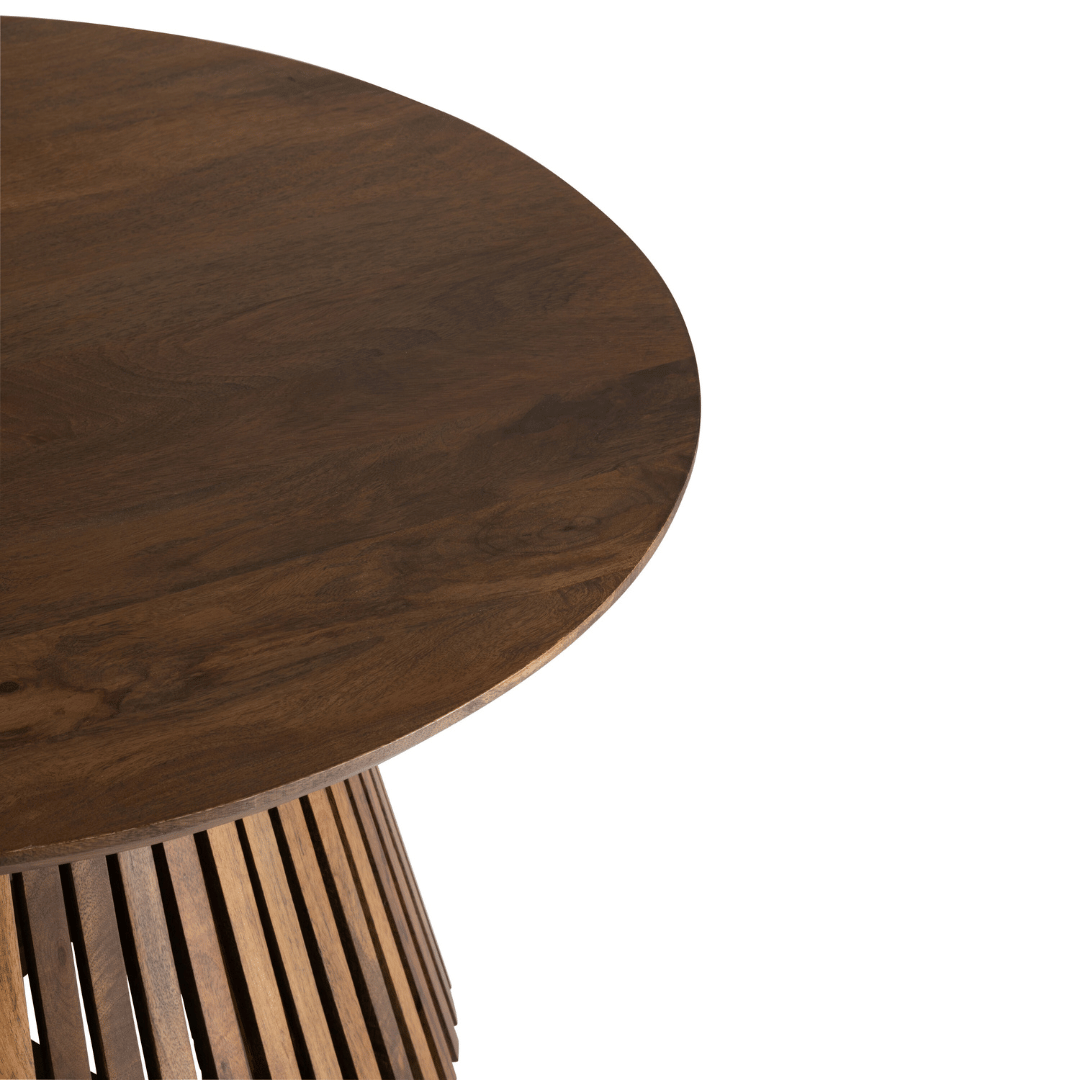 Table basse en bois de manguier foncé J-Line — vue 4