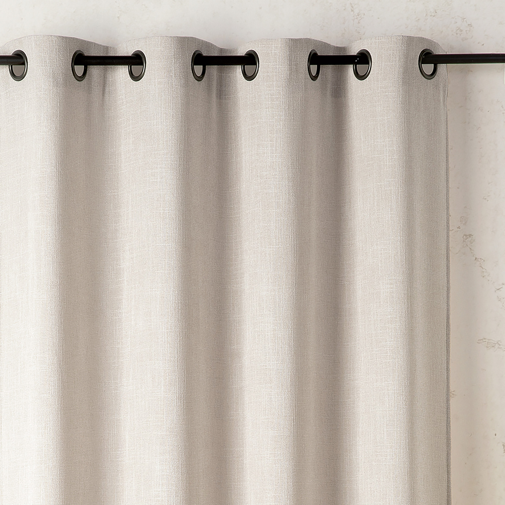 Rideau tamisant effet lin authentique — vue 4