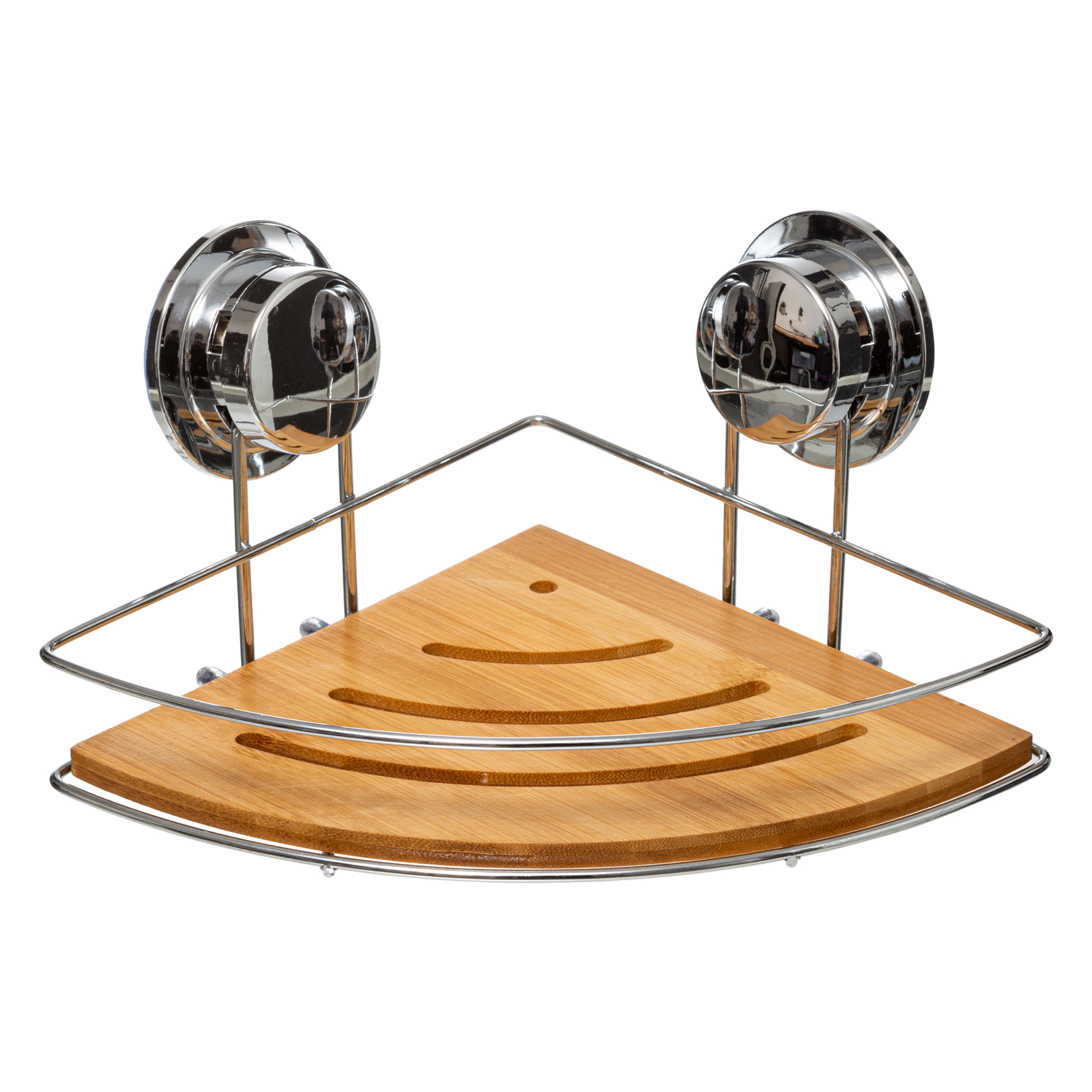 Étagère d’angle à ventouse salle de bain