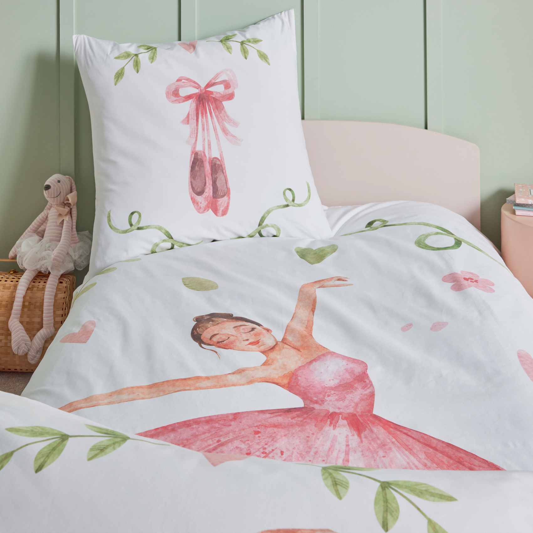 Taie d’oreiller enfant percale danseuse étoile — vue 4