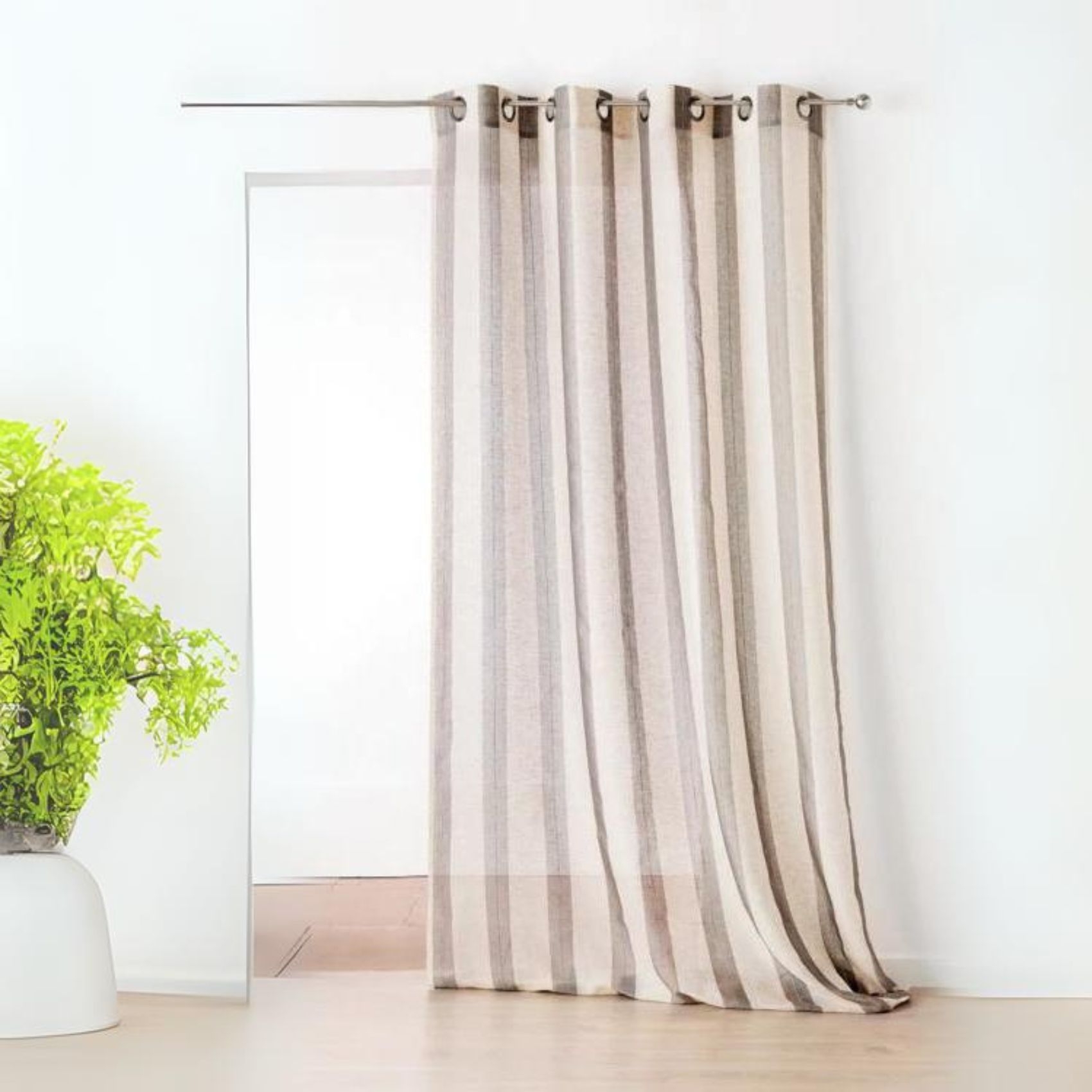 Voilage Fantaisie avec des Rayures Verticales — vue 5
