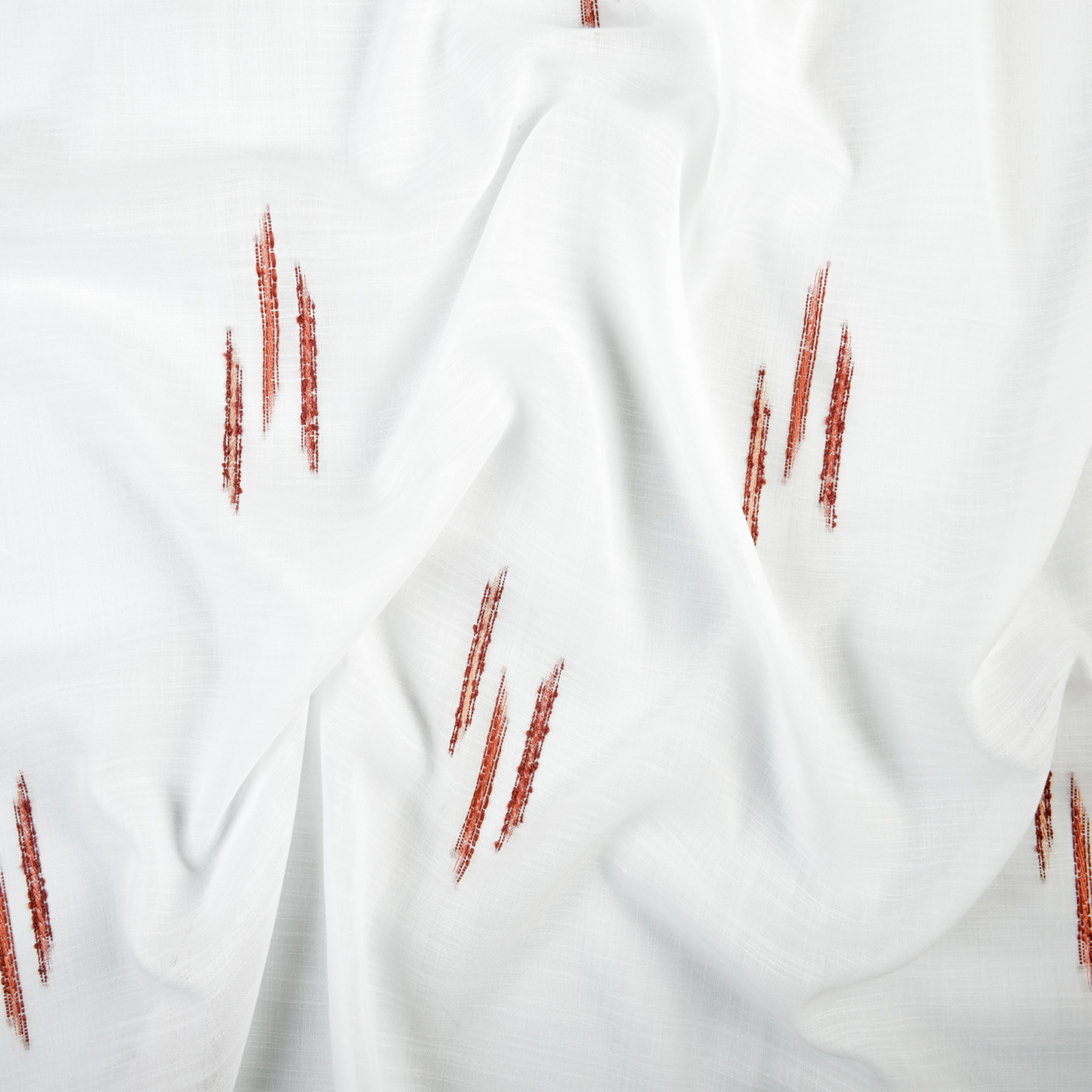 Tissu voile texturé motif fil coupé esprit ikat — vue 6