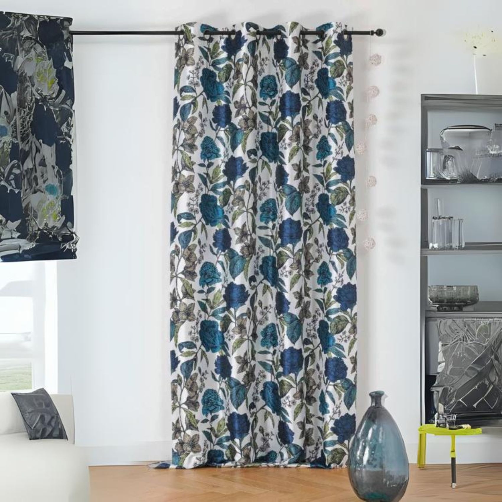 Voilage opaque et fleuri — vue 5