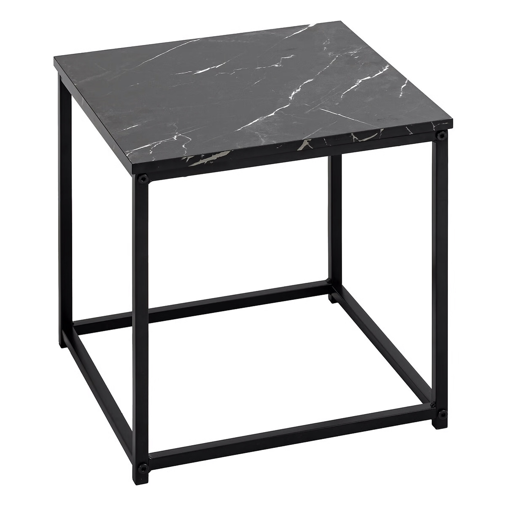 Lot de 2 tables basses effet marbre — vue 4