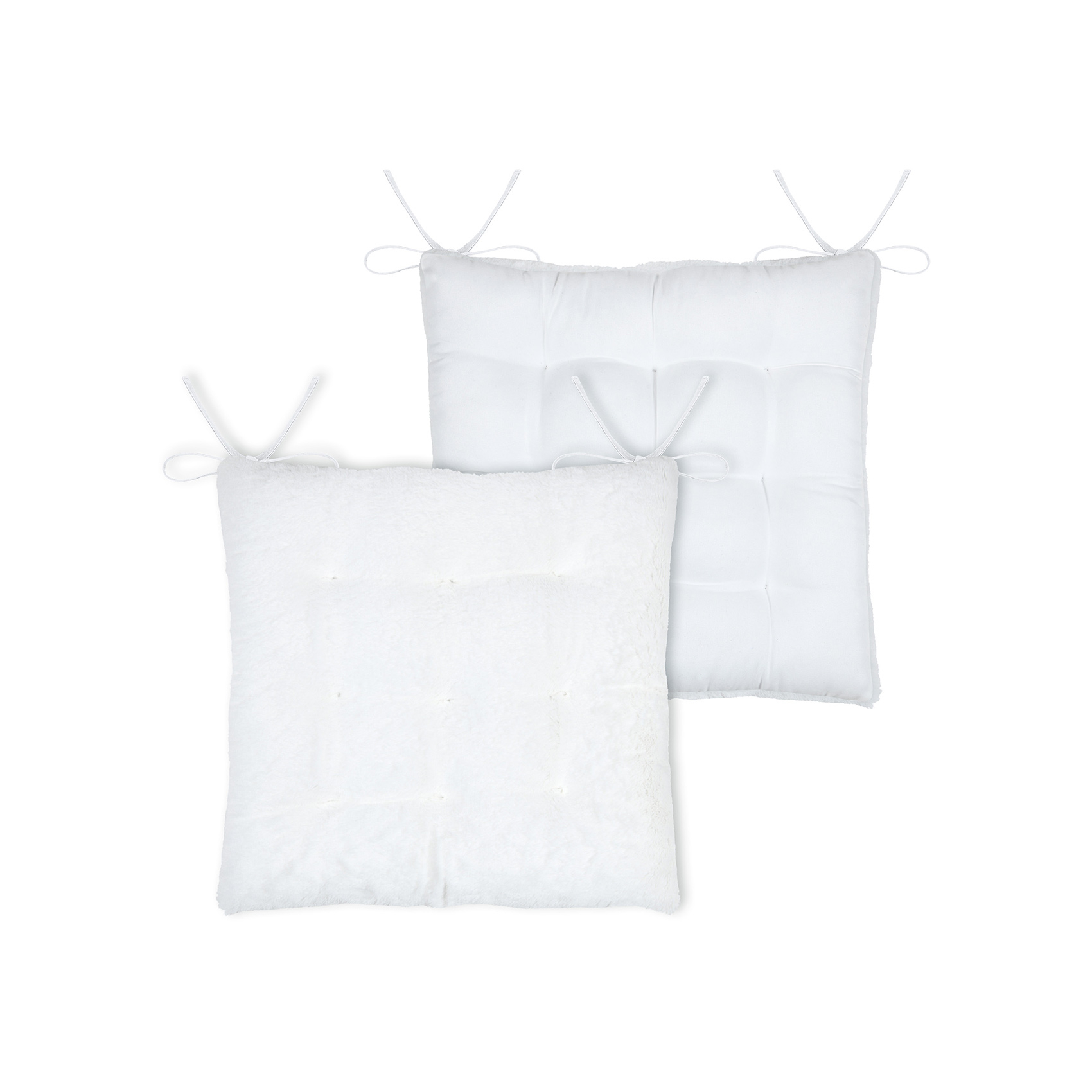 Galette de chaise imitation fourrure — vue 4