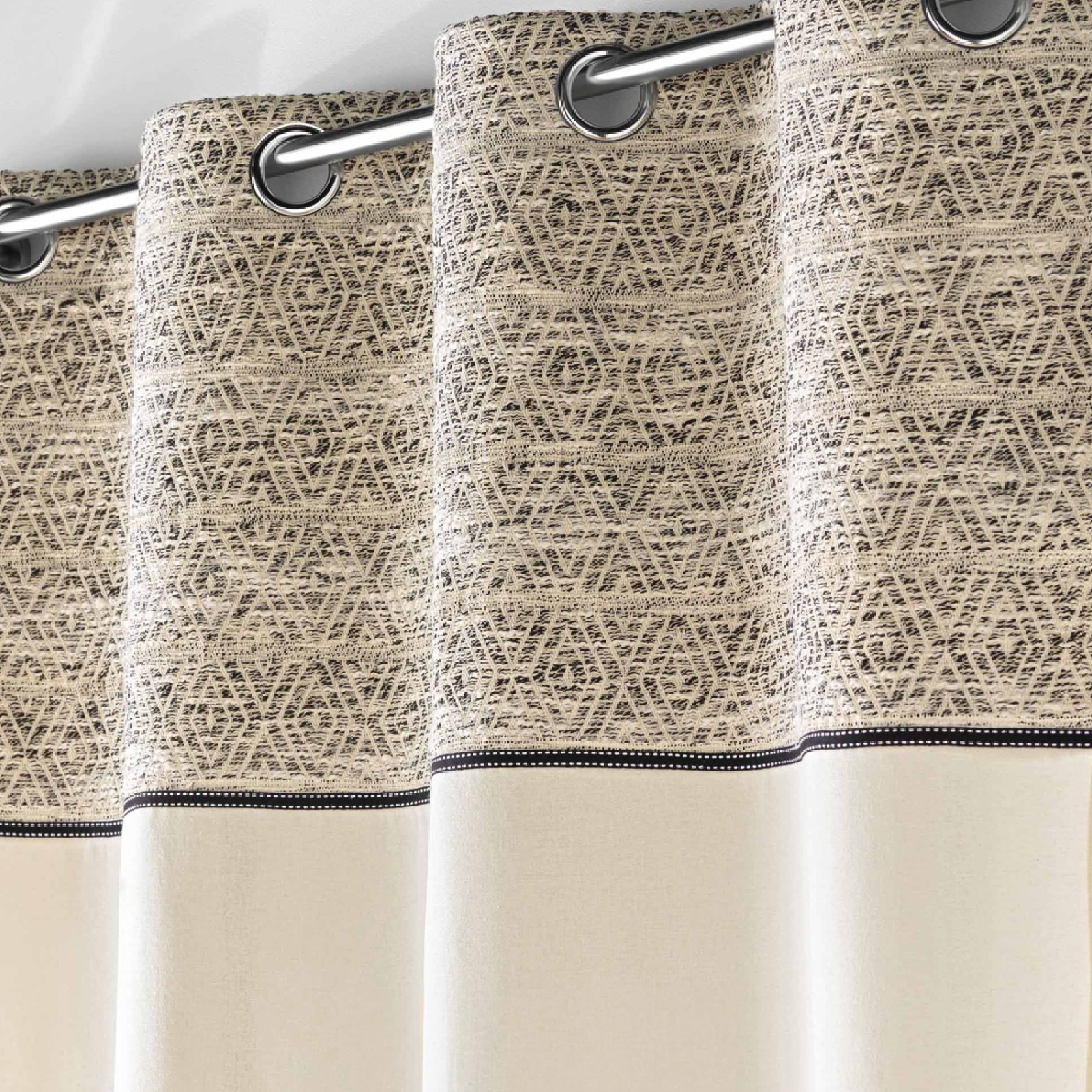 Rideau à Oeillets Camalia Top Jacquard — vue 5