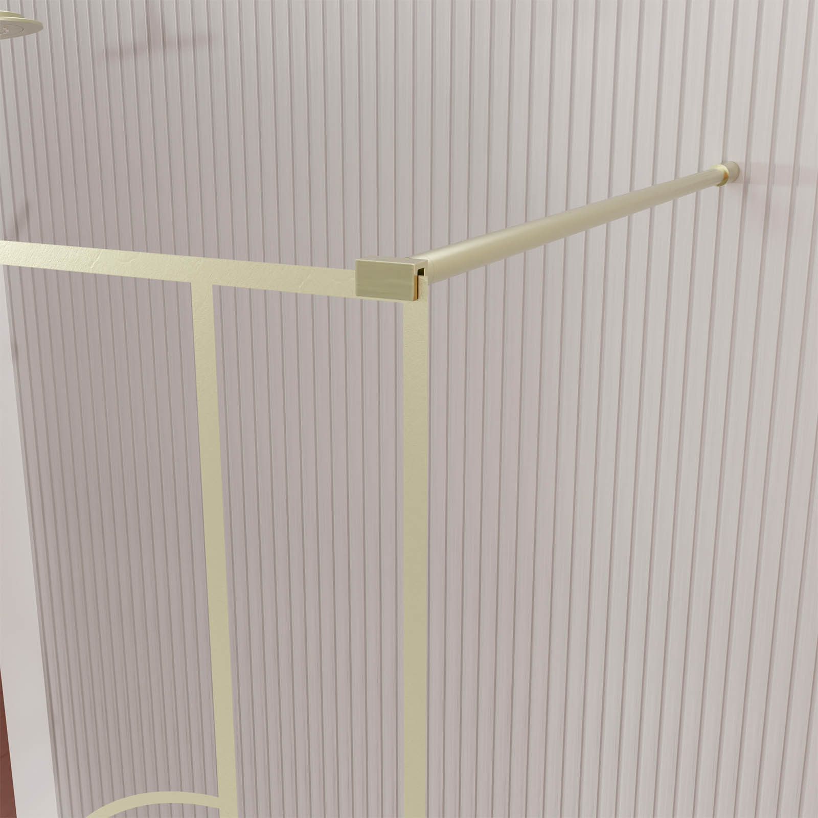 Paroi de douche à l’italienne en verre trempé 6 mm Art déco — vue 3