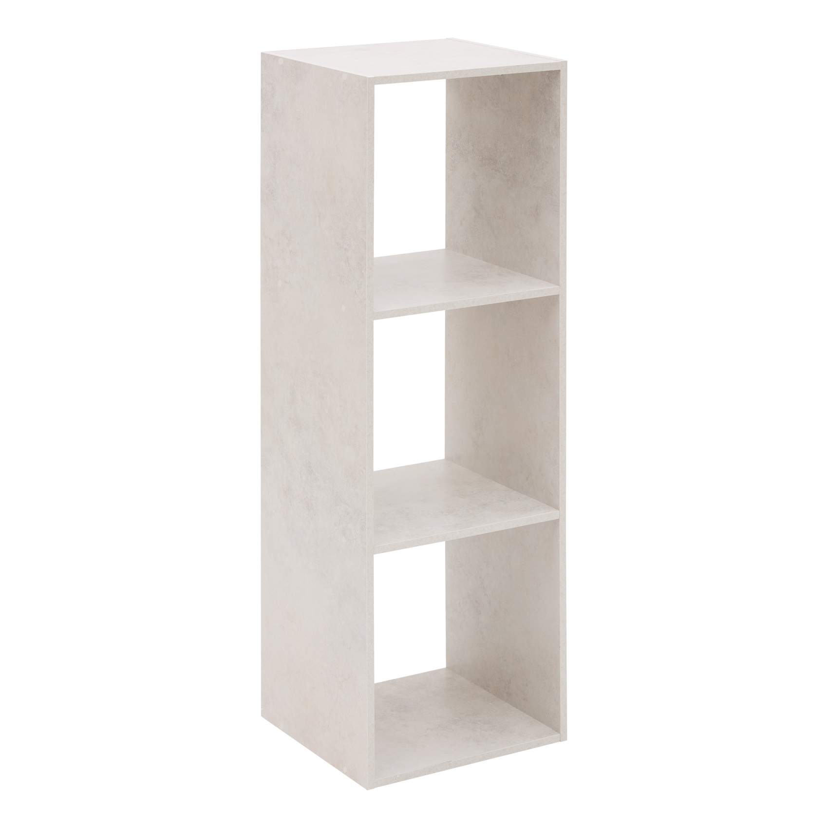 Etagère 3 cases en panneau de particules effet bois — vue 5
