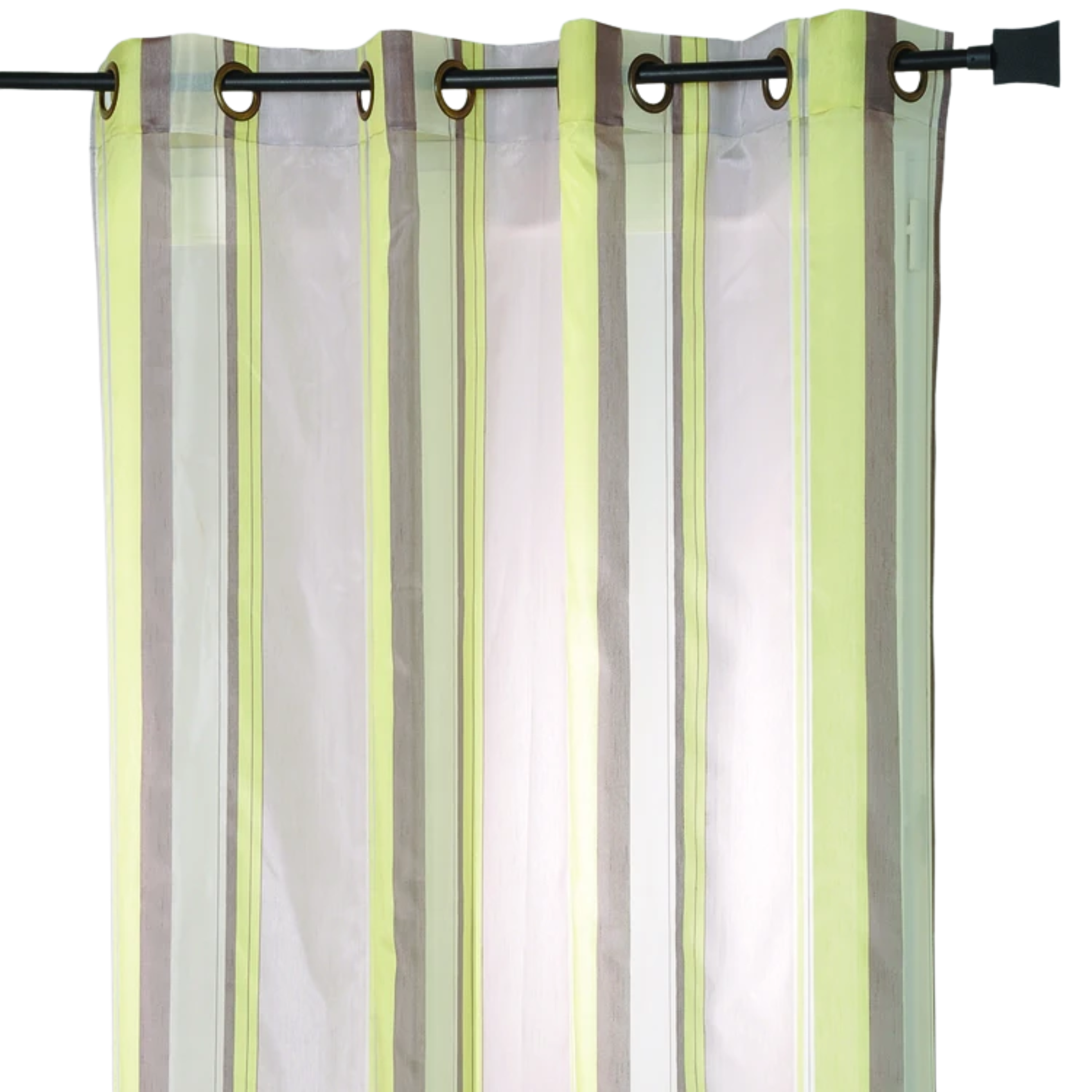 Voilage avec Rayures Verticales colorées — vue 4