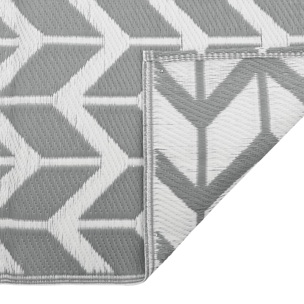 Tapis d’extérieur rectangulaire réversible motif chevrons — vue 3