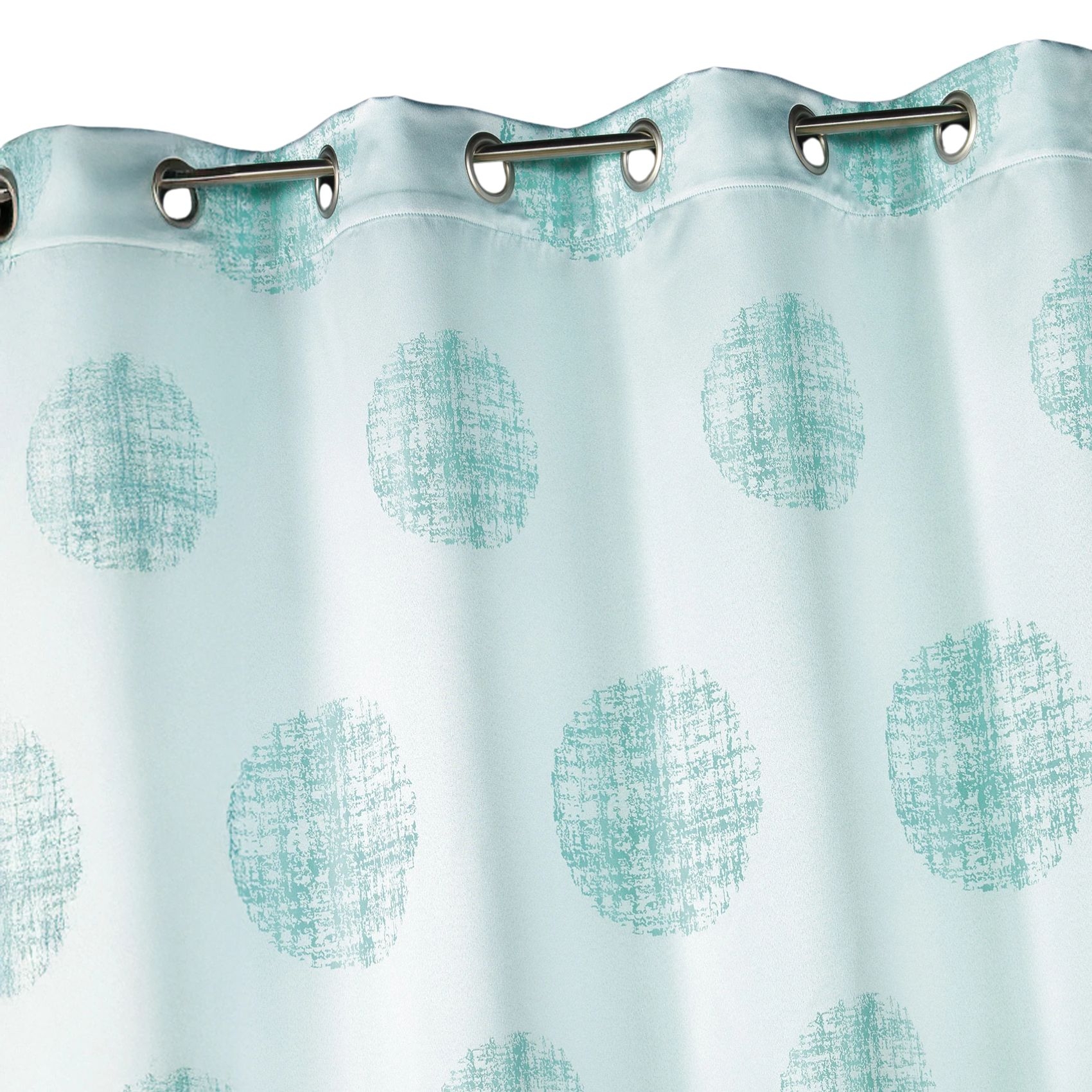 Rideau jacquard imprimé rond chiné — vue 6