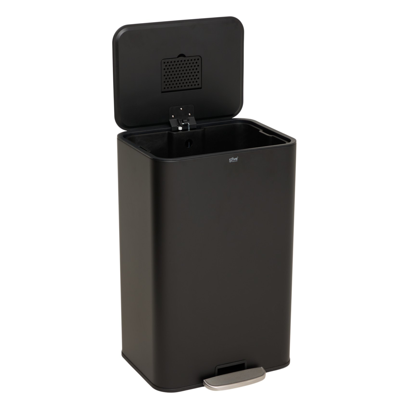 Poubelle à pédale slim en métal avec filtre anti-odeurs 50 L — vue 3