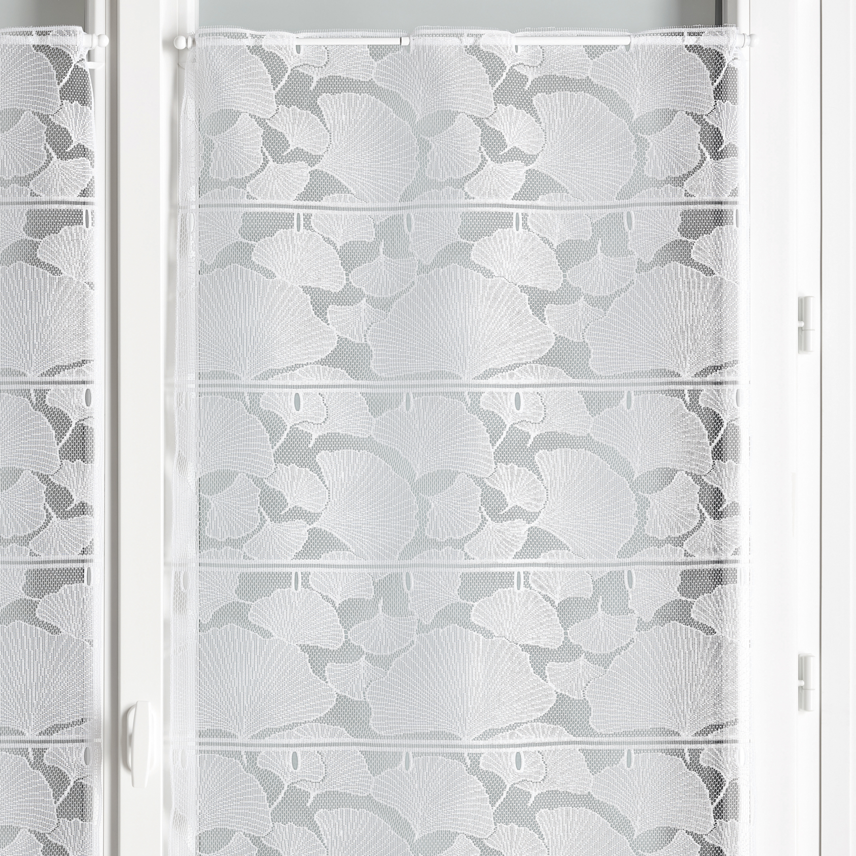 Modulable en maille avec motifs ginkgos — vue 3