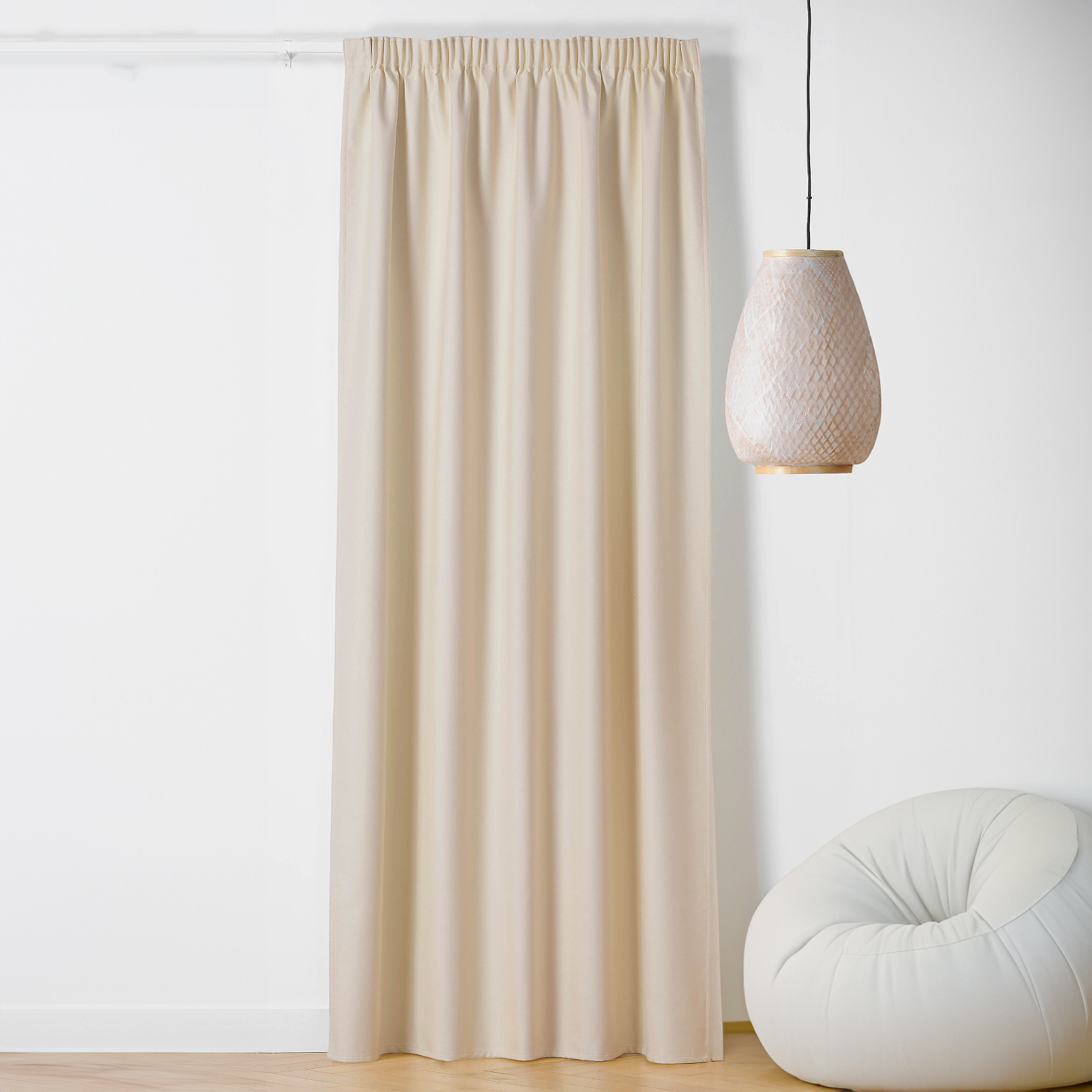 Rideau occultant galon fronceur effet chiné — vue 5