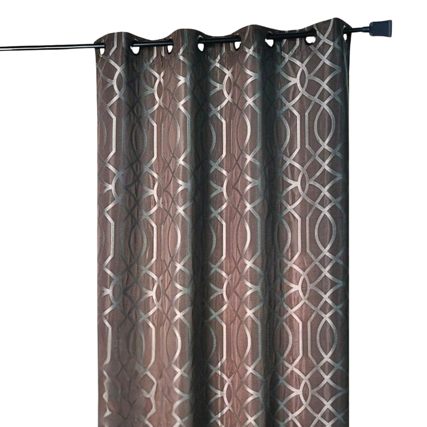 Rideau Ameublement en Jacquard Motif Géométrique — vue 3