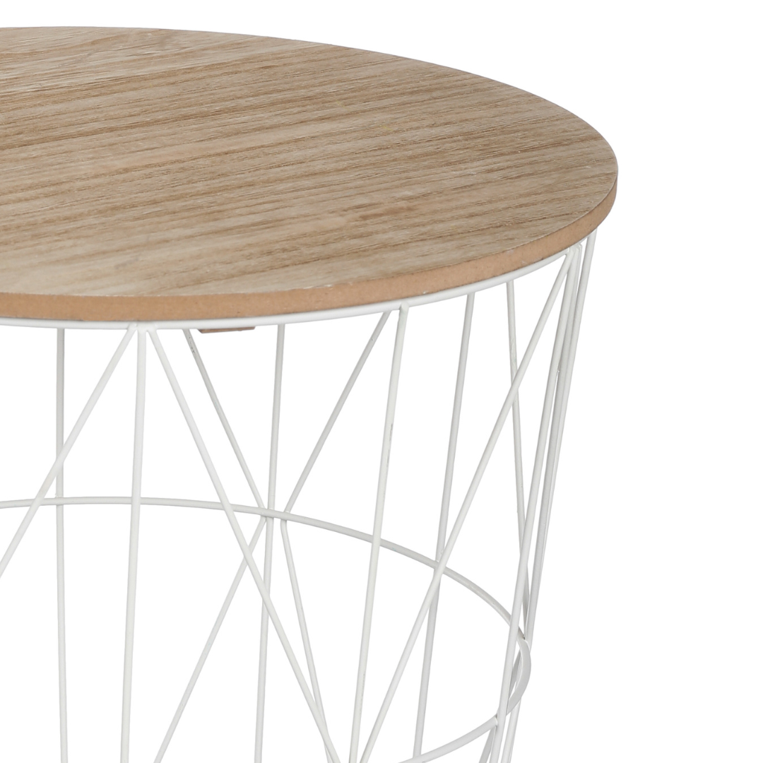 Table à café en métal ajouré — vue 3