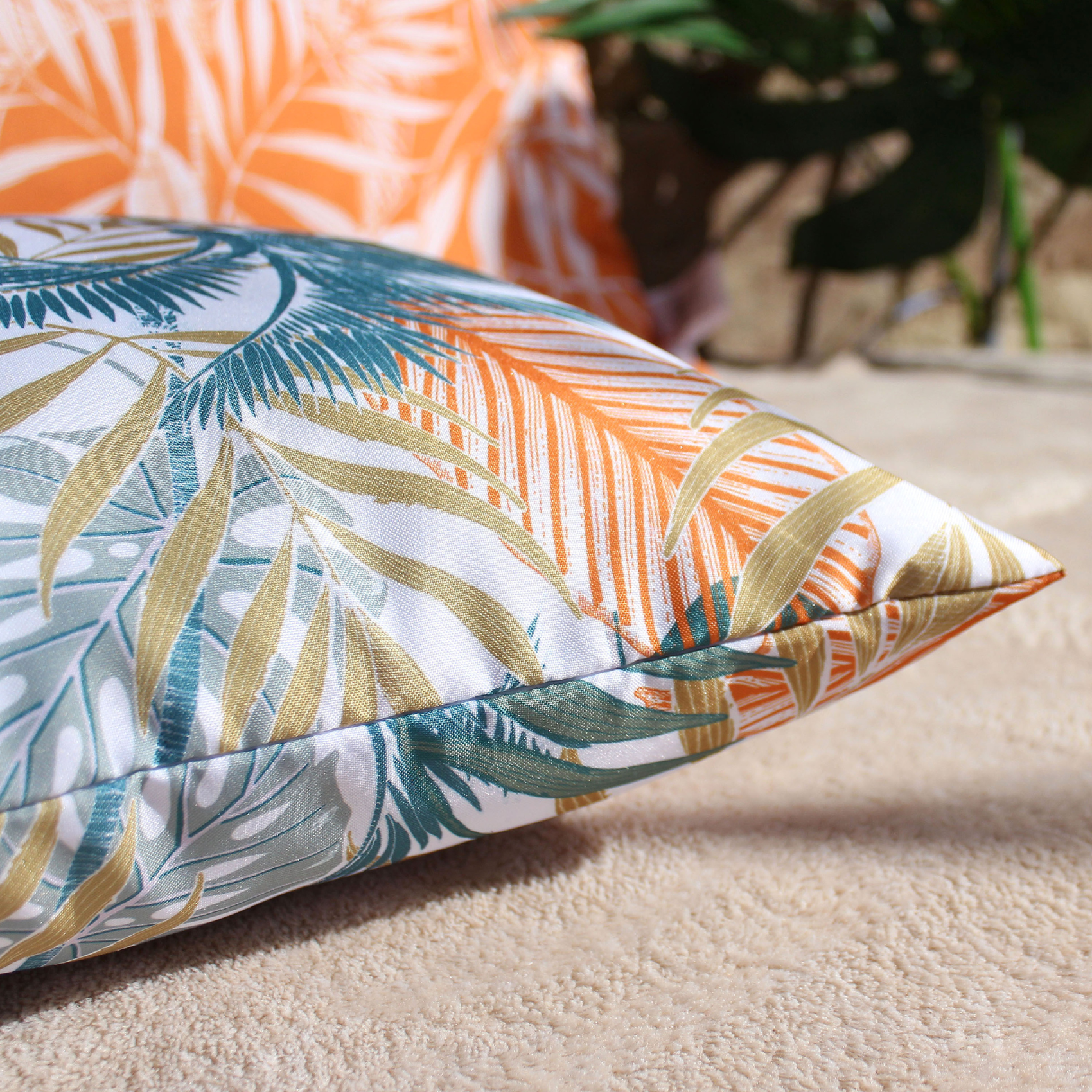 Coussin déhoussable à motifs — vue 3