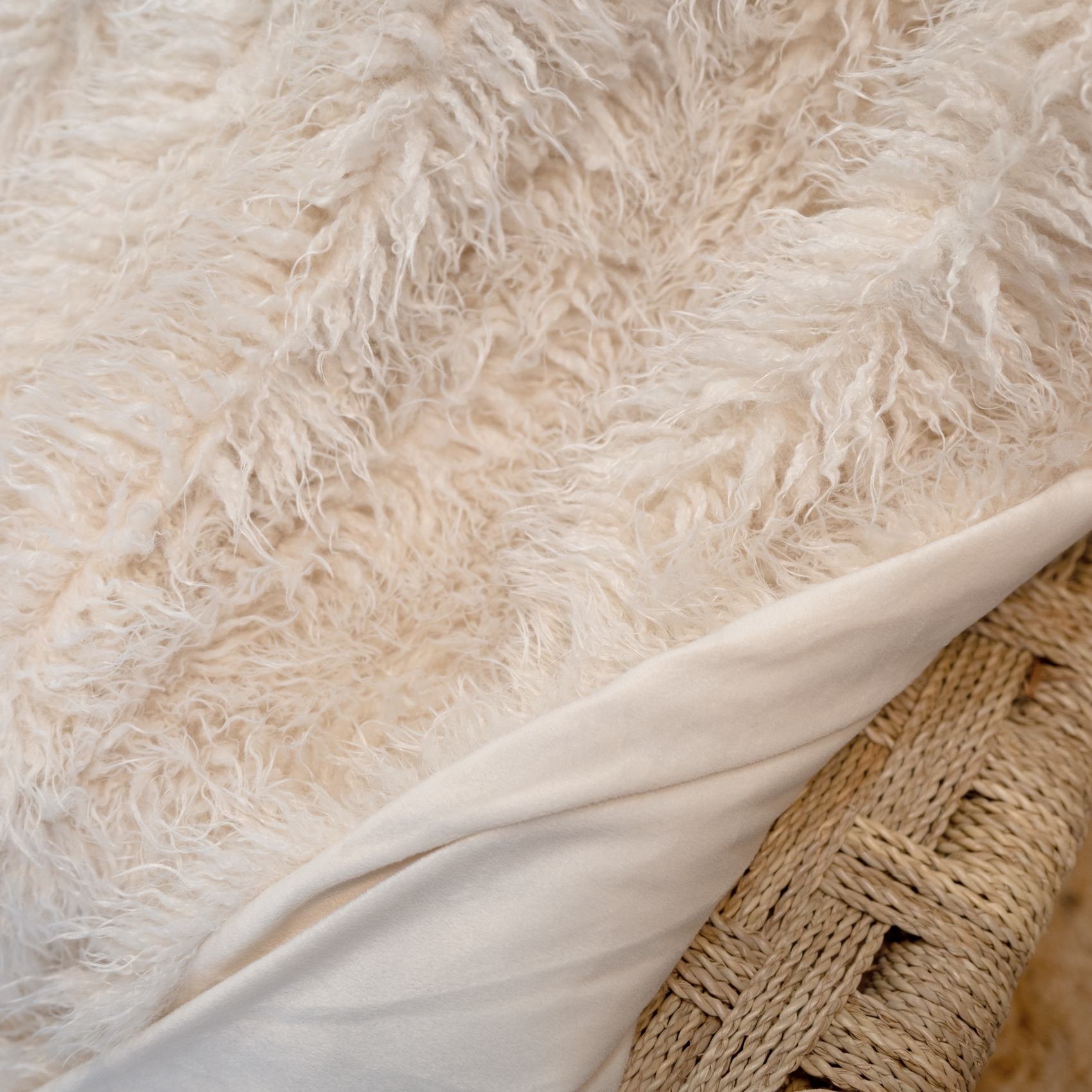 Plaid imitation fourrure à poil long — vue 4