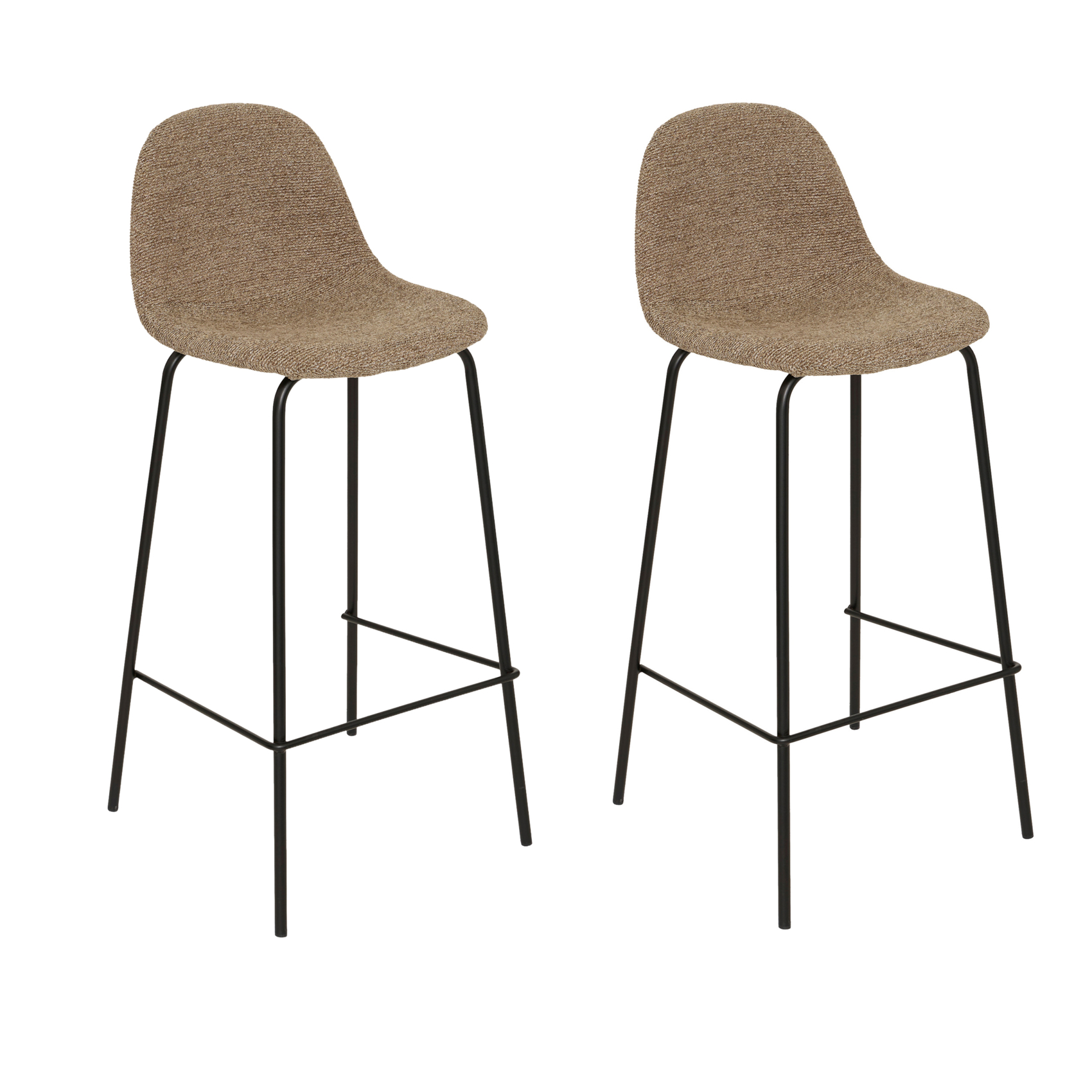 Lot de 2 tabourets de bar haut